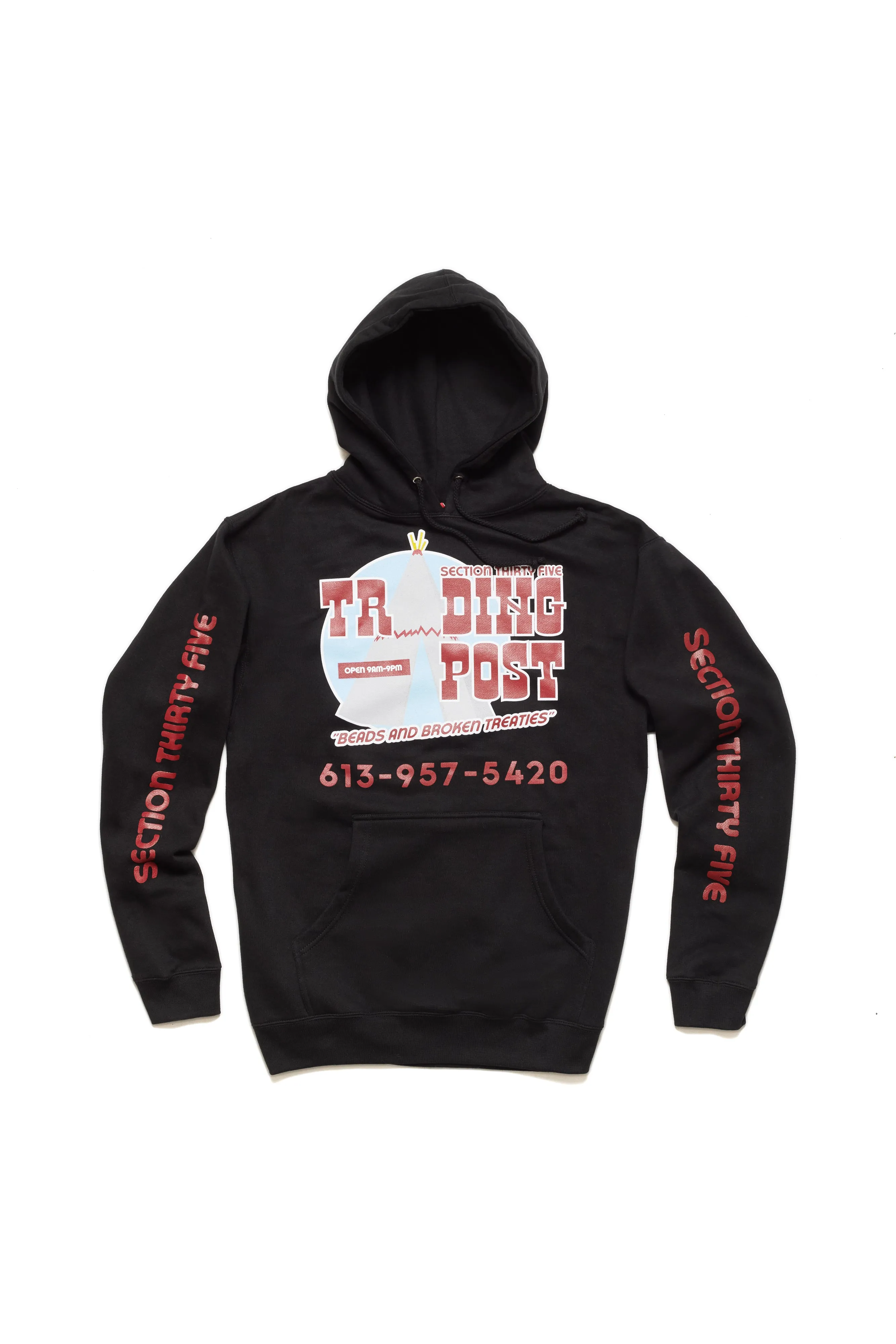 Trading Post Hoodie - Black sold by SECTION 35