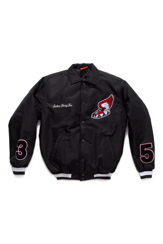 The Future Is Now Varsity Coat - Black sold by SECTION 35