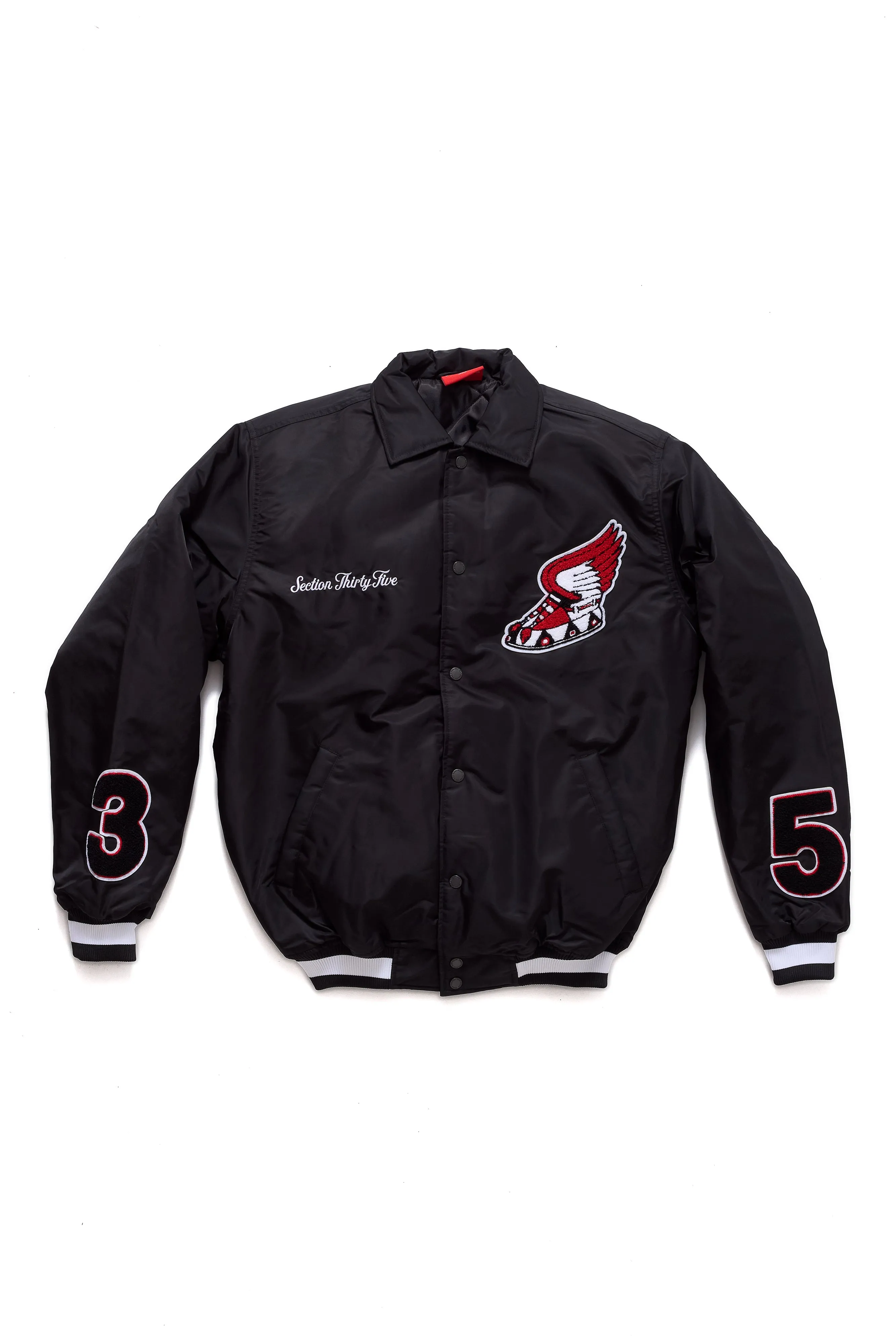 The Future Is Now Varsity Coat - Black sold by SECTION 35