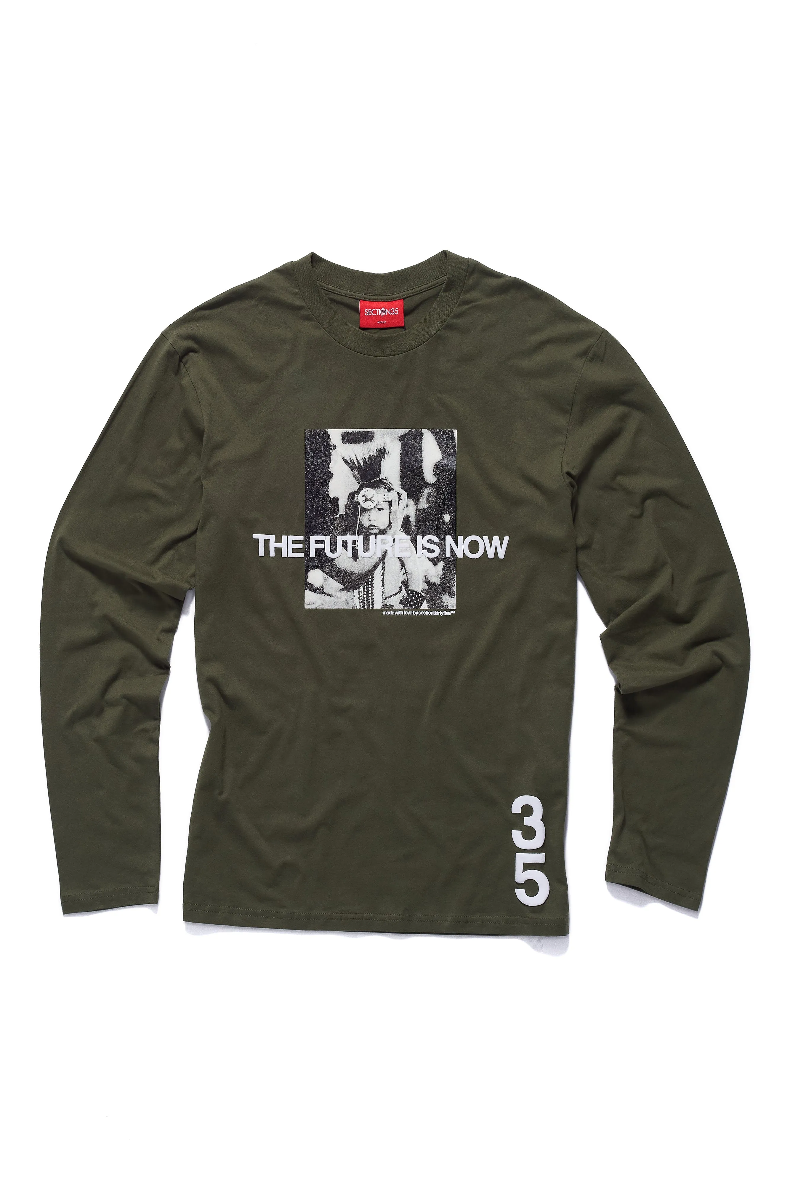 The Future Is Now L/S - Green sold by SECTION 35