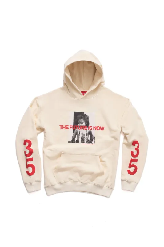 The Future Is Now Hoodie - Cream sold by SECTION 35