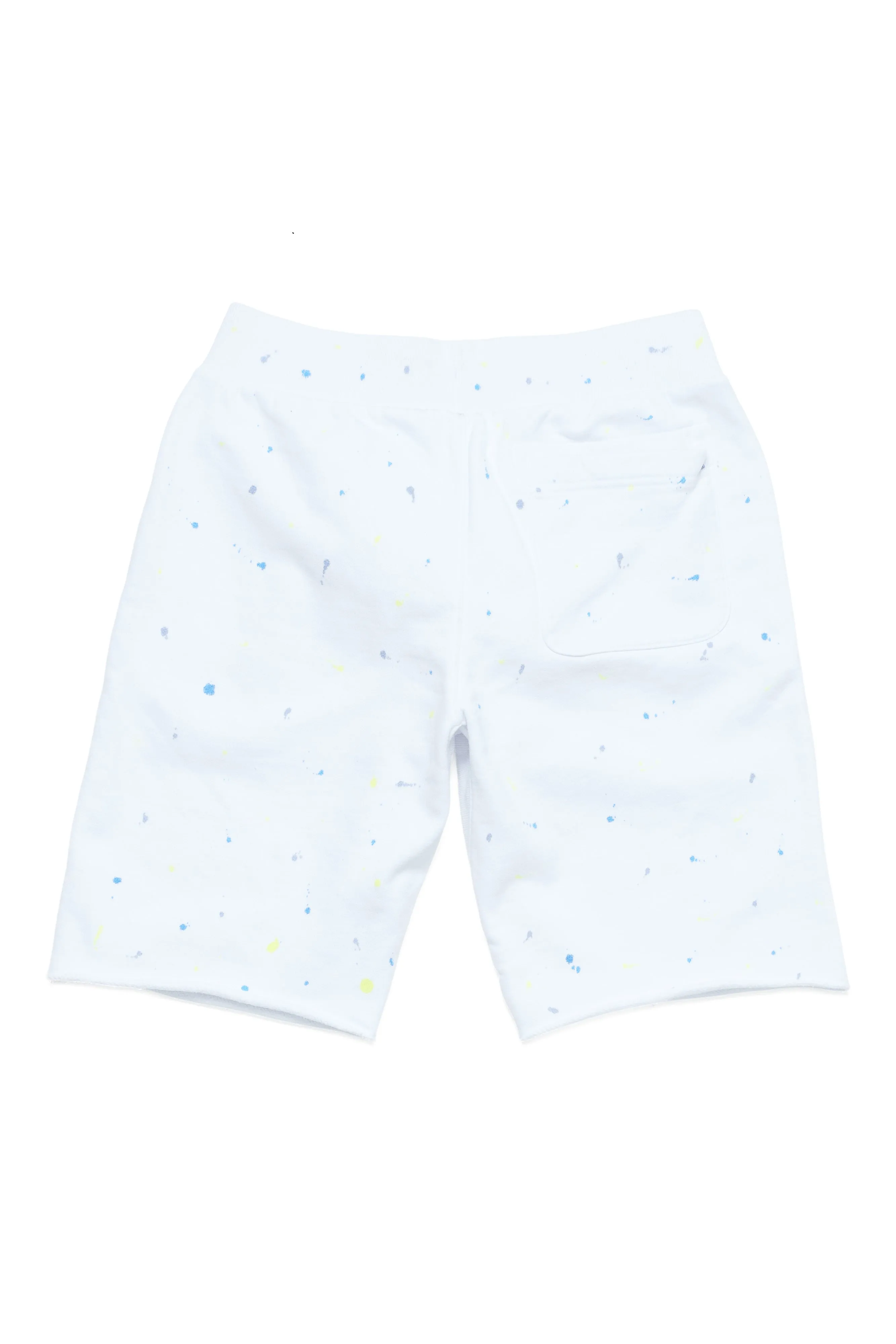 Reverse Weave® - Paint Splatter Short (White) sold by SECTION 35
