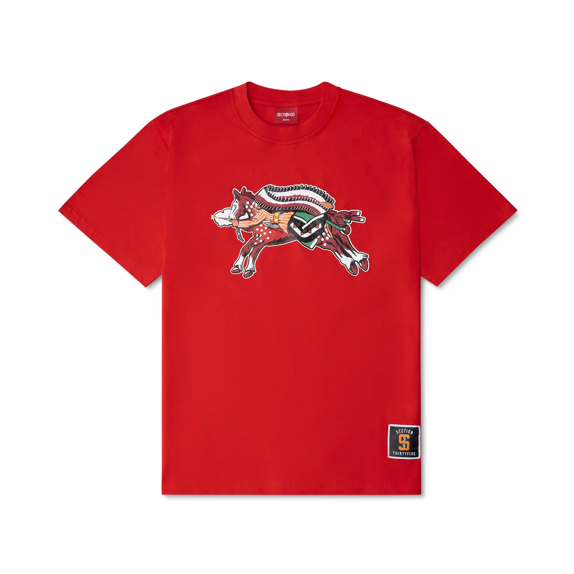 Sidewinder Tee - Red sold by SECTION 35