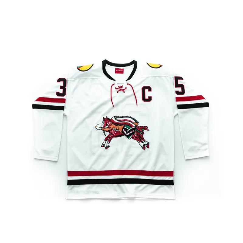 Sidewinder Hockey Jersey - White sold by SECTION 35