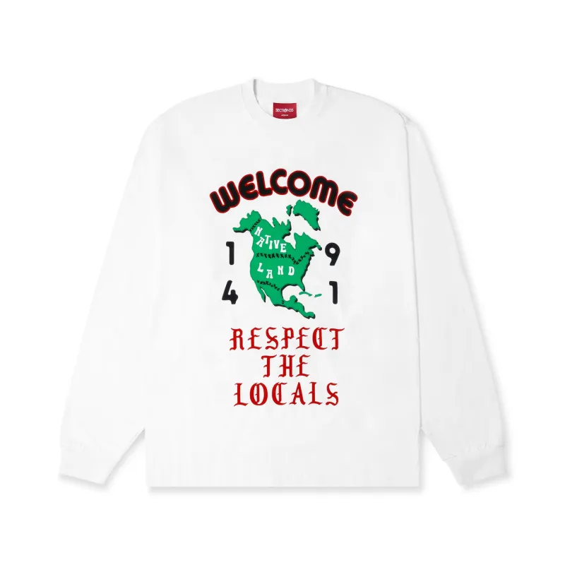 All I Got L/S - White sold by SECTION 35