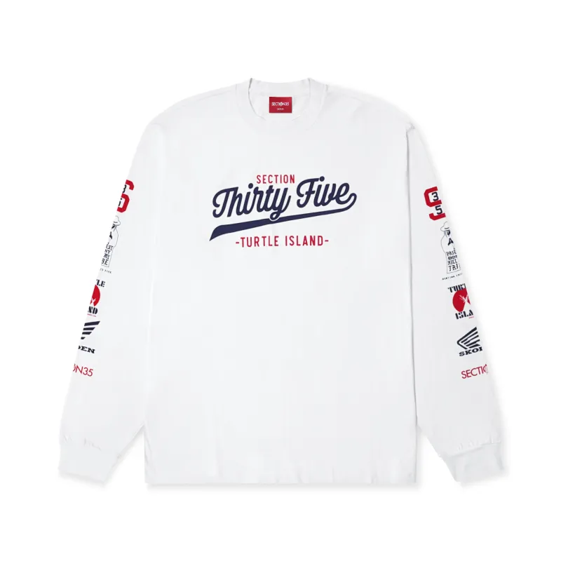 GOAT 2.0 L/S - White sold by SECTION 35