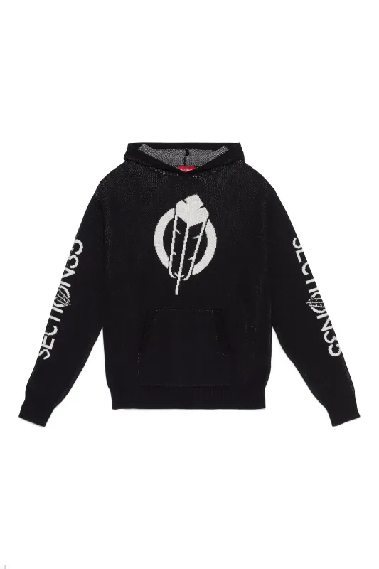 OG Forever Knit Hoodie - Black made by SECTION 35