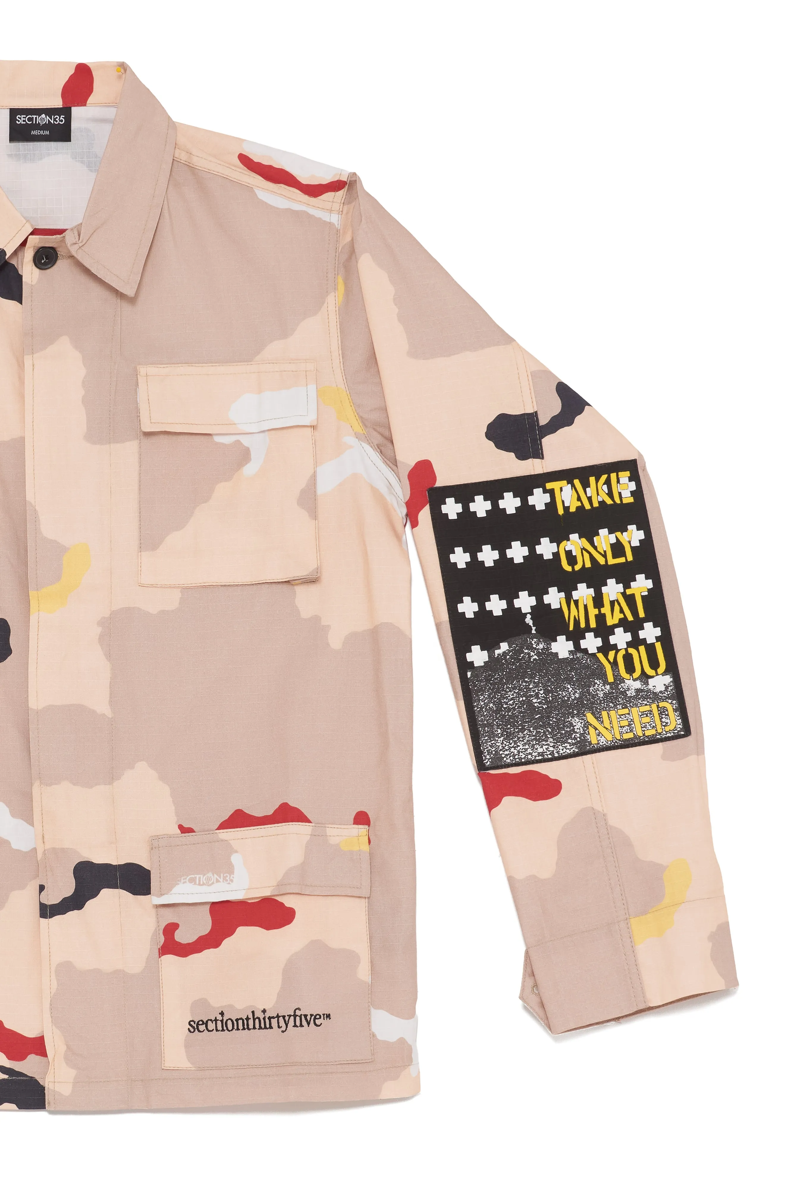 Medicine Field Jacket - Medicine Camo sold by SECTION 35 product image thumbnail 4