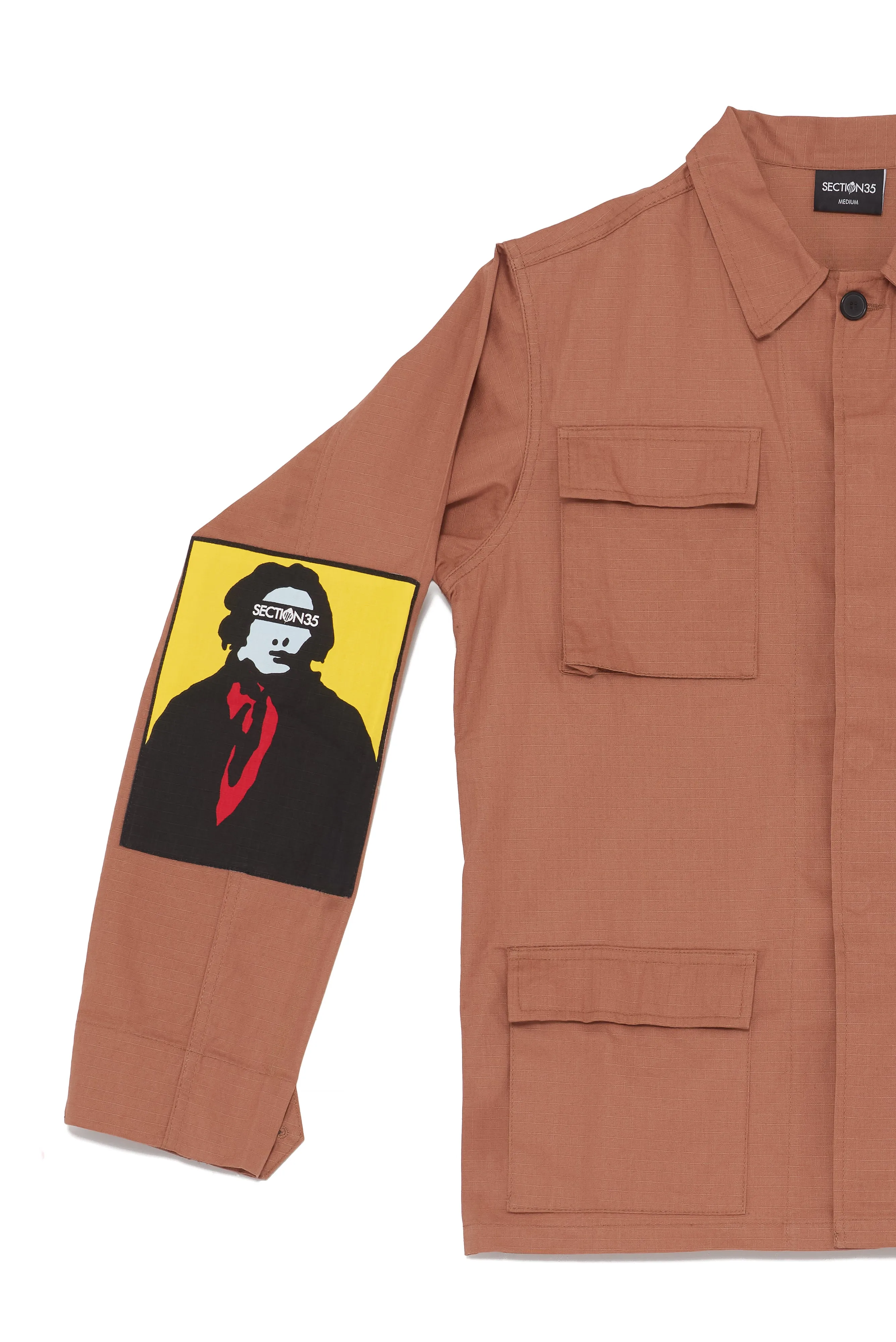 Medicine Field Jacket - Khaki sold by SECTION 35 product image thumbnail 4