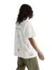 Walk Gently Salmon Skin Tee - White sold by SECTION 35
