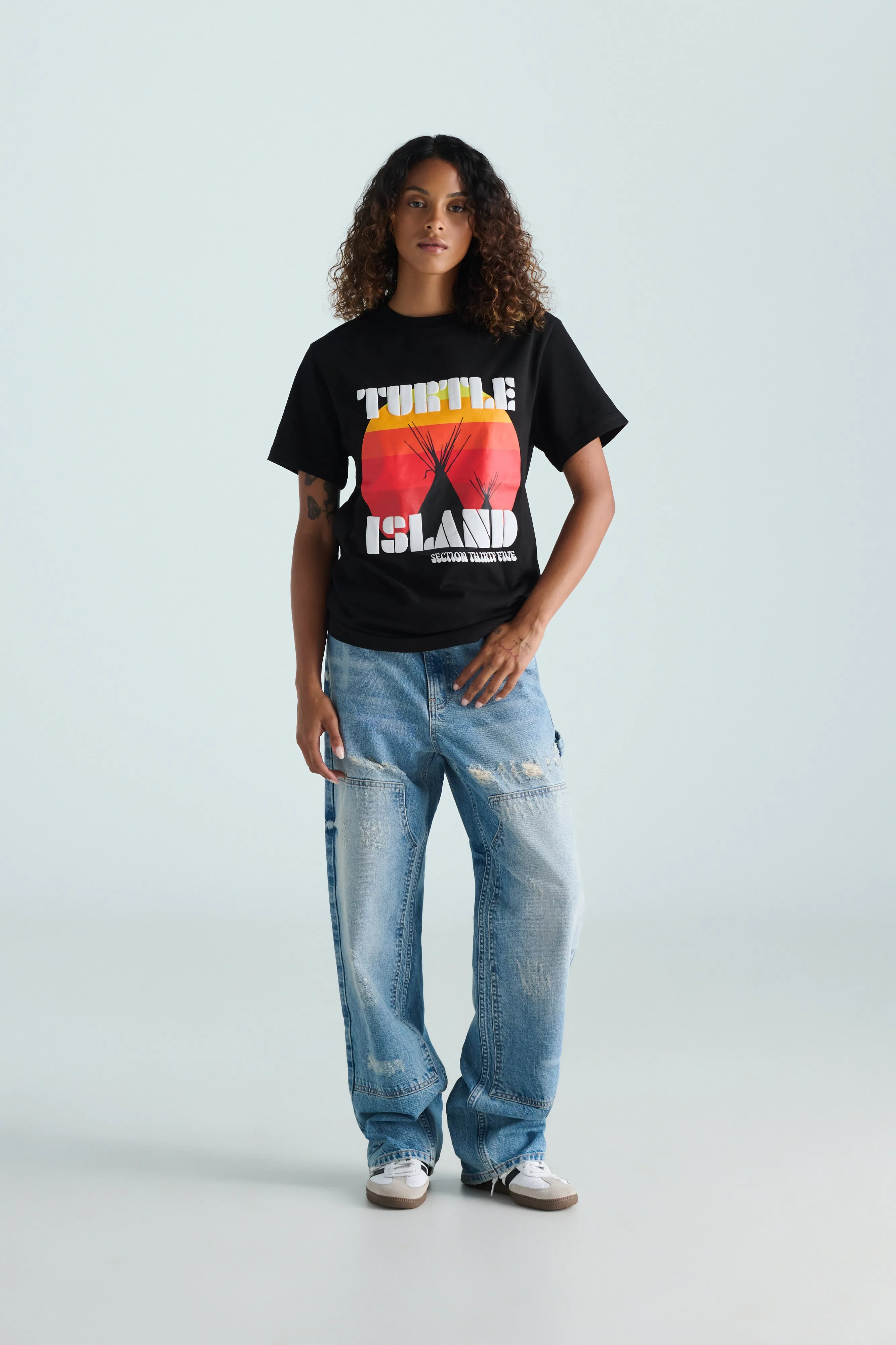 Turtle Island Re-Issue Tee - Black sold by SECTION 35 product image thumbnail 4