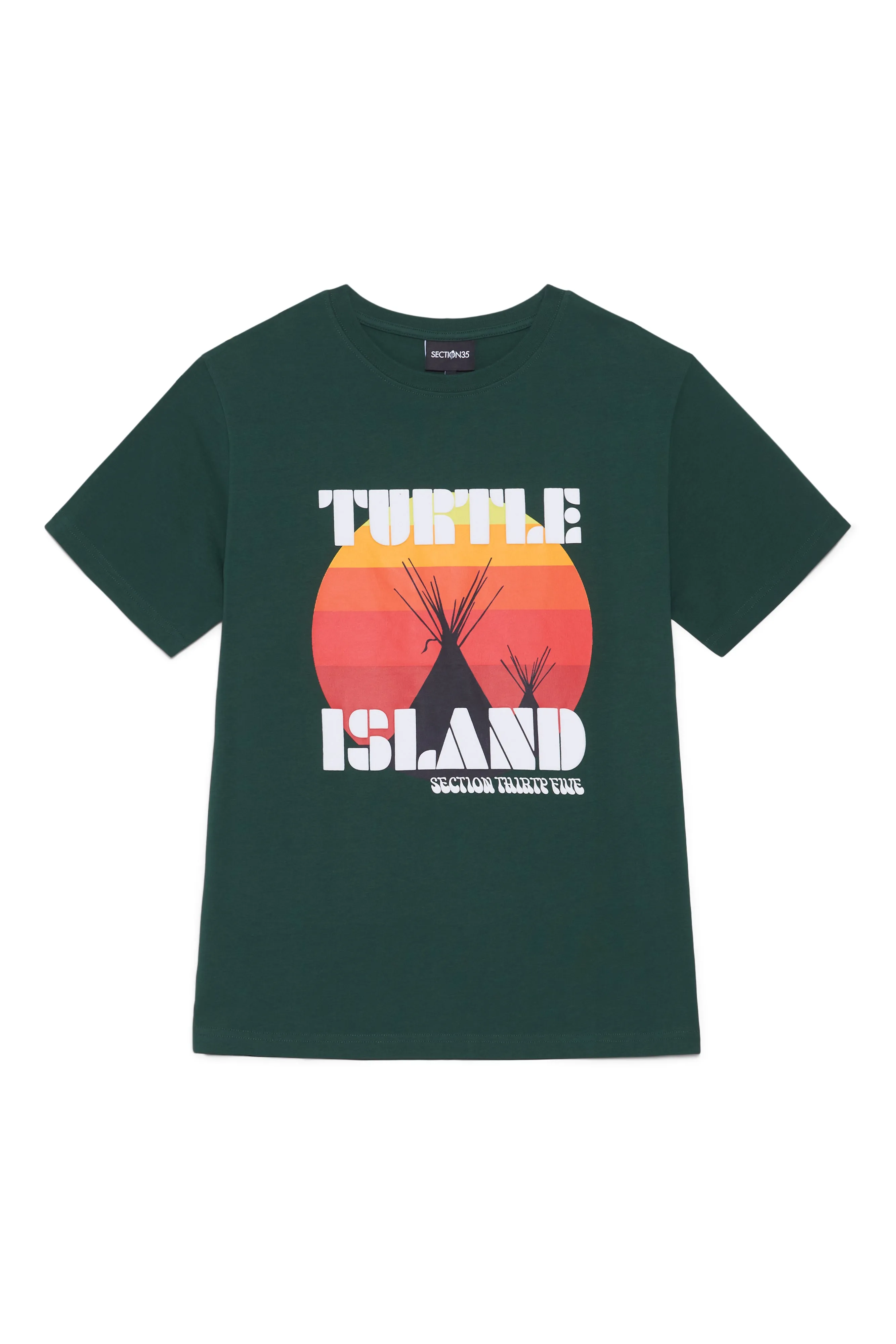 Turtle Island Re-Issue Tee - Green sold by SECTION 35 product image thumbnail 3