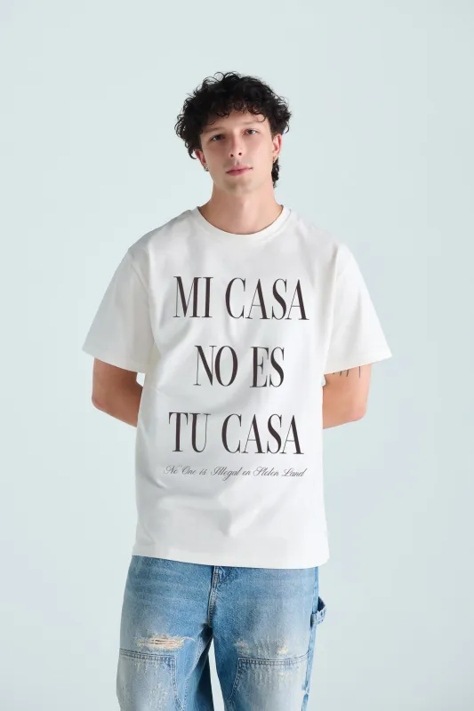 My Home Tee - ECRU sold by SECTION 35