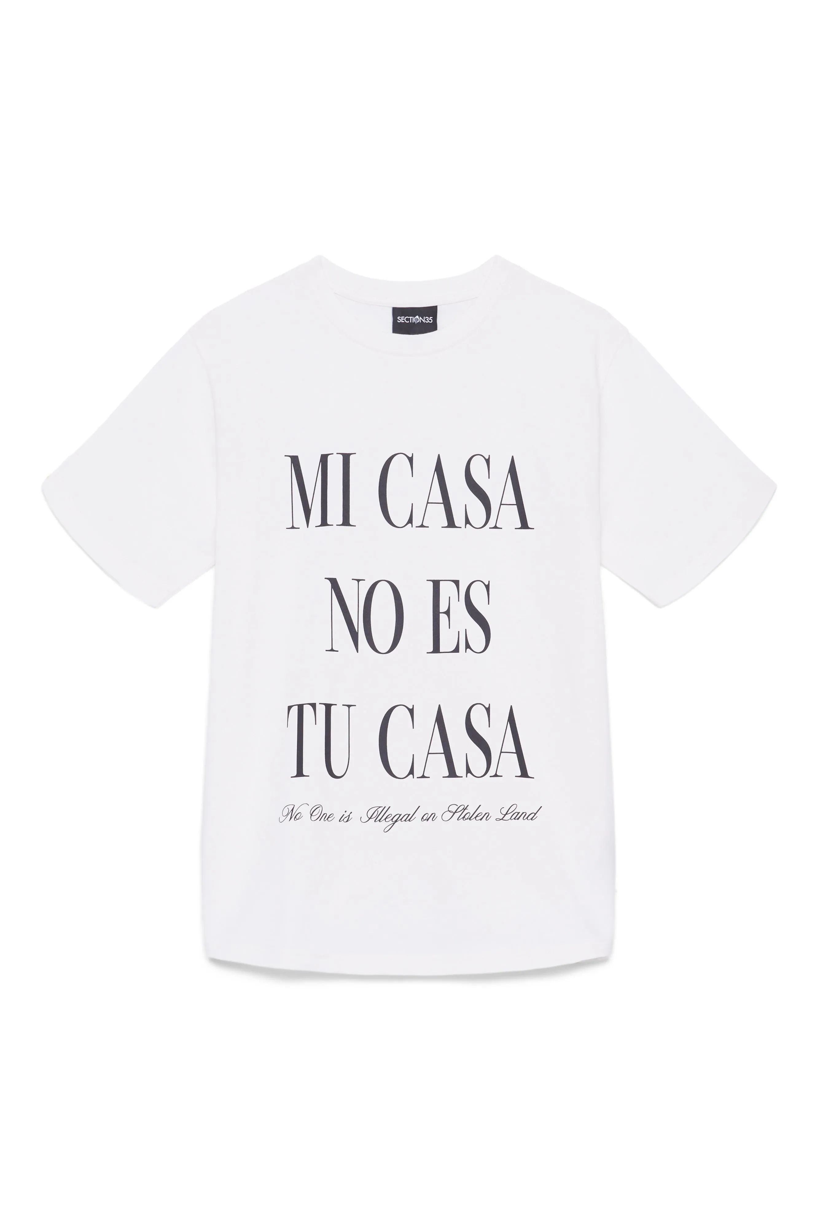 My Home Tee - ECRU sold by SECTION 35 product image thumbnail 3