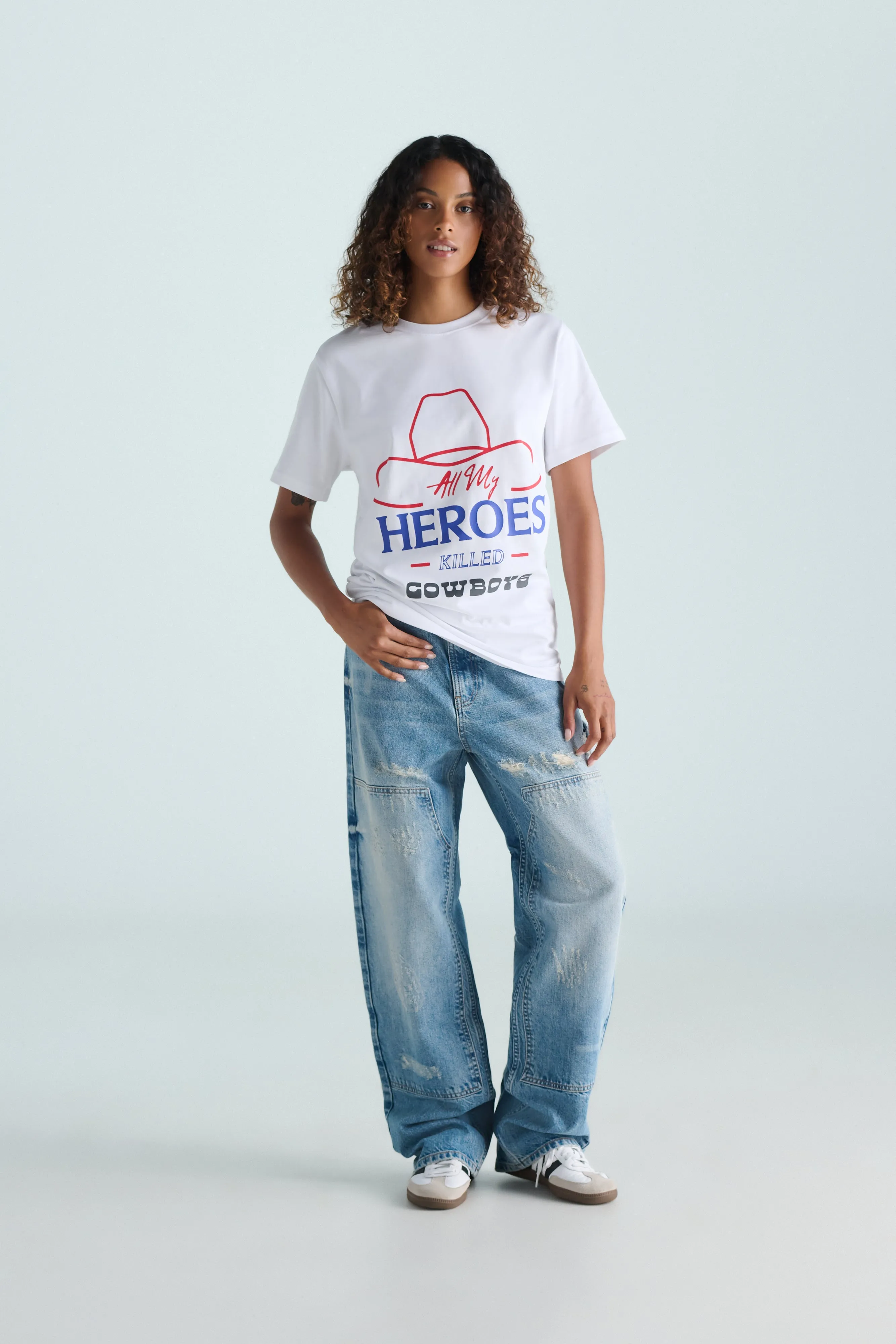 All My Heroes Tee - White sold by SECTION 35 product image thumbnail 2