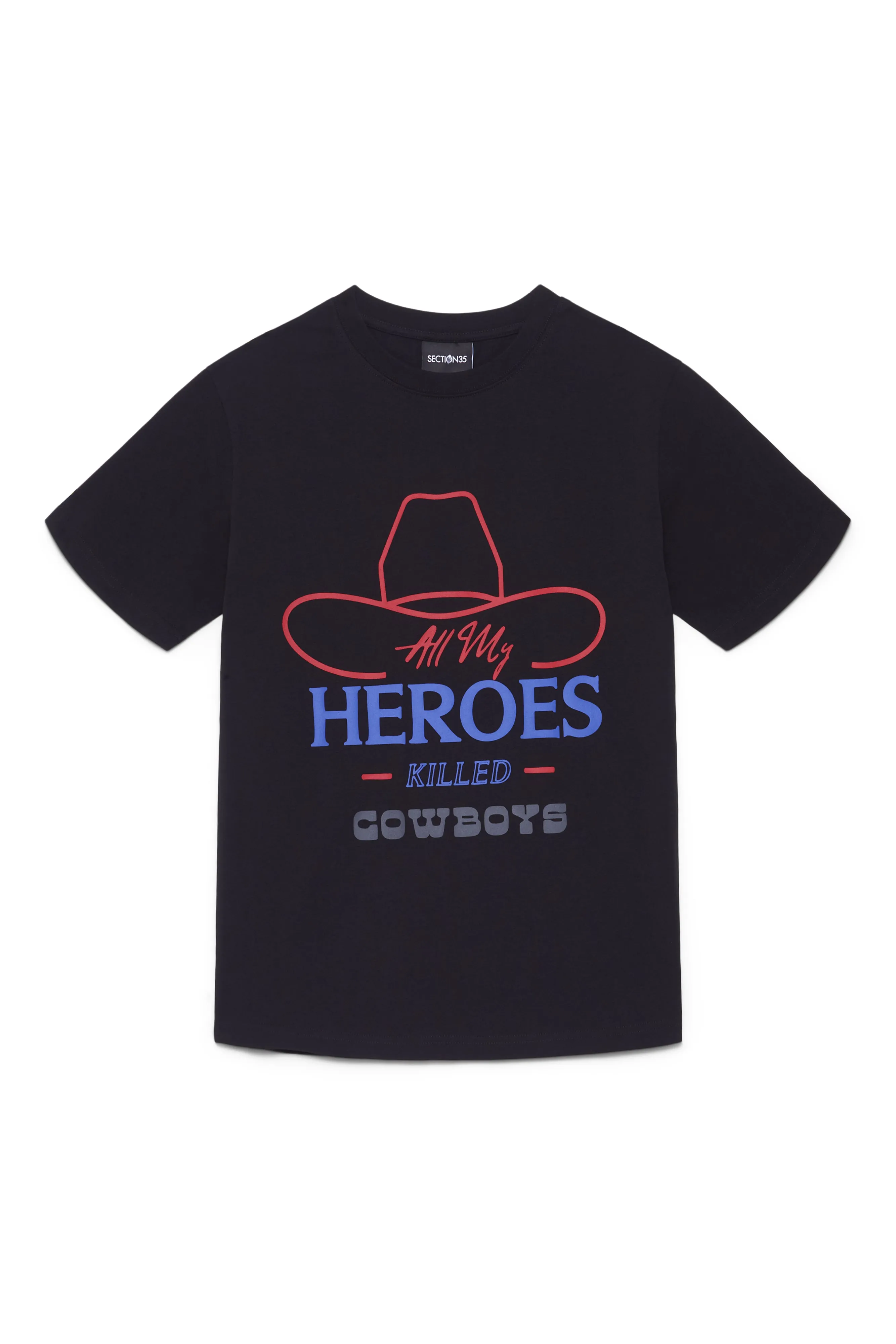 All My Heroes Tee - Black sold by SECTION 35 product image thumbnail 3