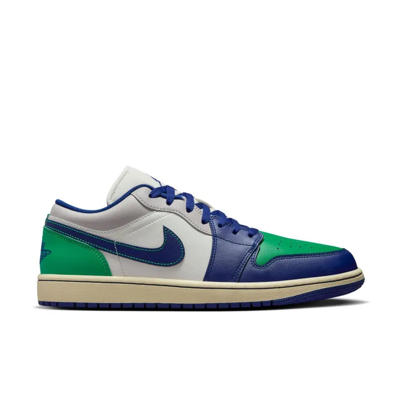 Air Jordan 1 Low - SAIL/DEEP ROYAL BLUE-STADIUM GREEN sold by SECTION 35