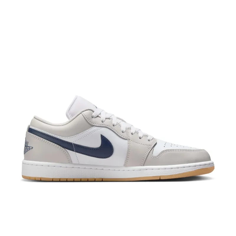 Air Jordan 1 Low - White/Midnight Navy/Grey sold by SECTION 35
