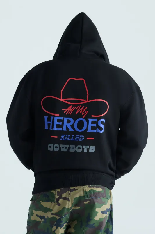 All My Heroes Hoodie - Black sold by SECTION 35