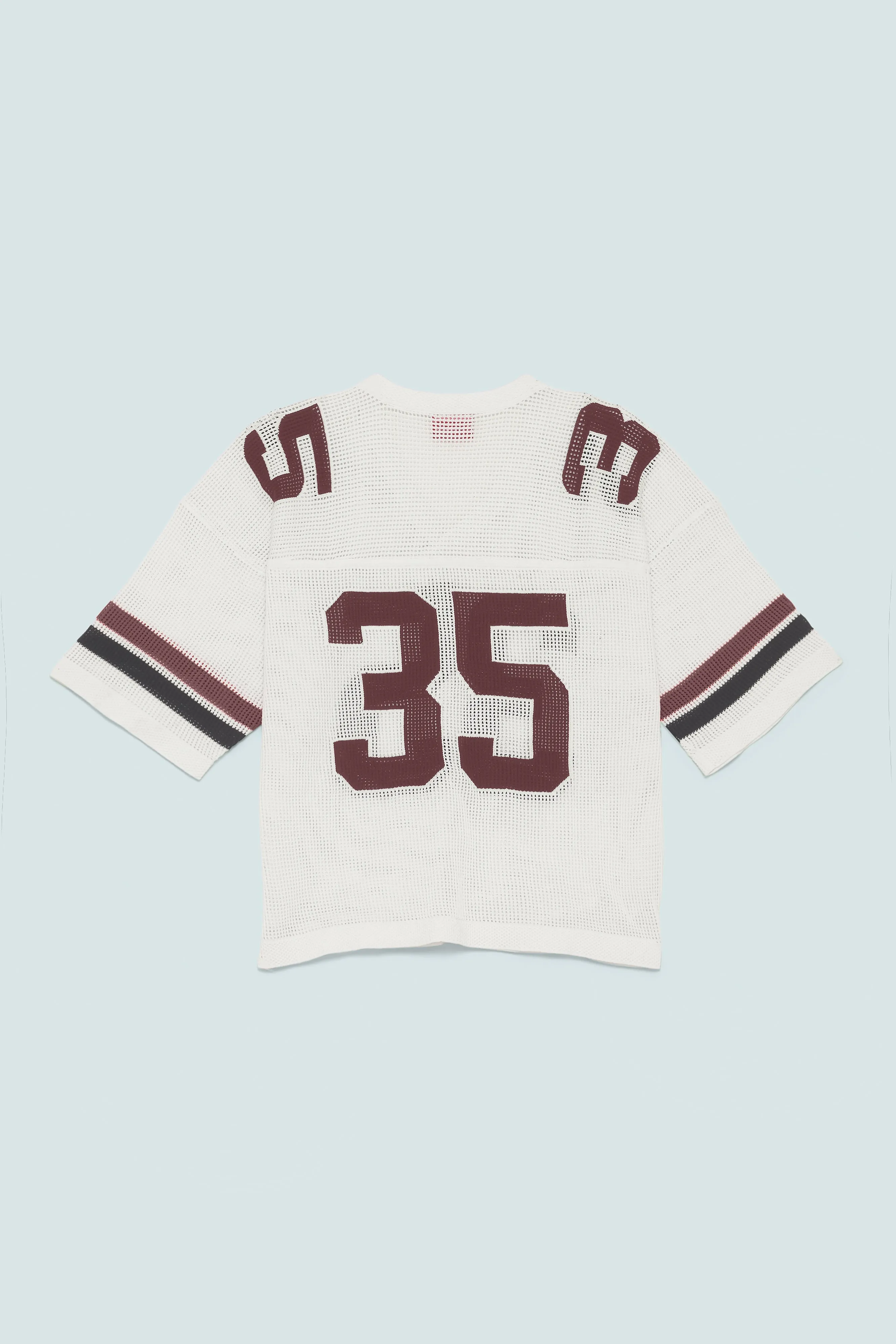Summer Camp Practice Jersey - Ecru & Burgundy sold by SECTION 35 product image thumbnail 5