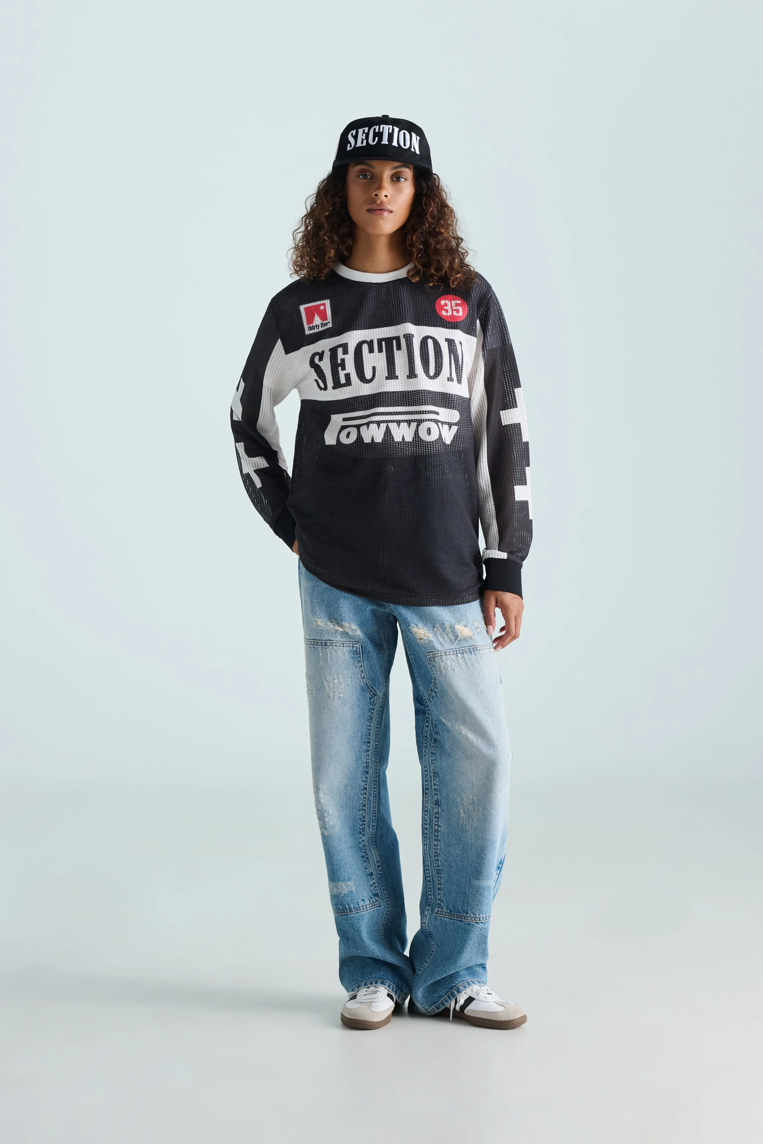 Grand Exit Moto Jersey - Black sold by SECTION 35 product image thumbnail 2