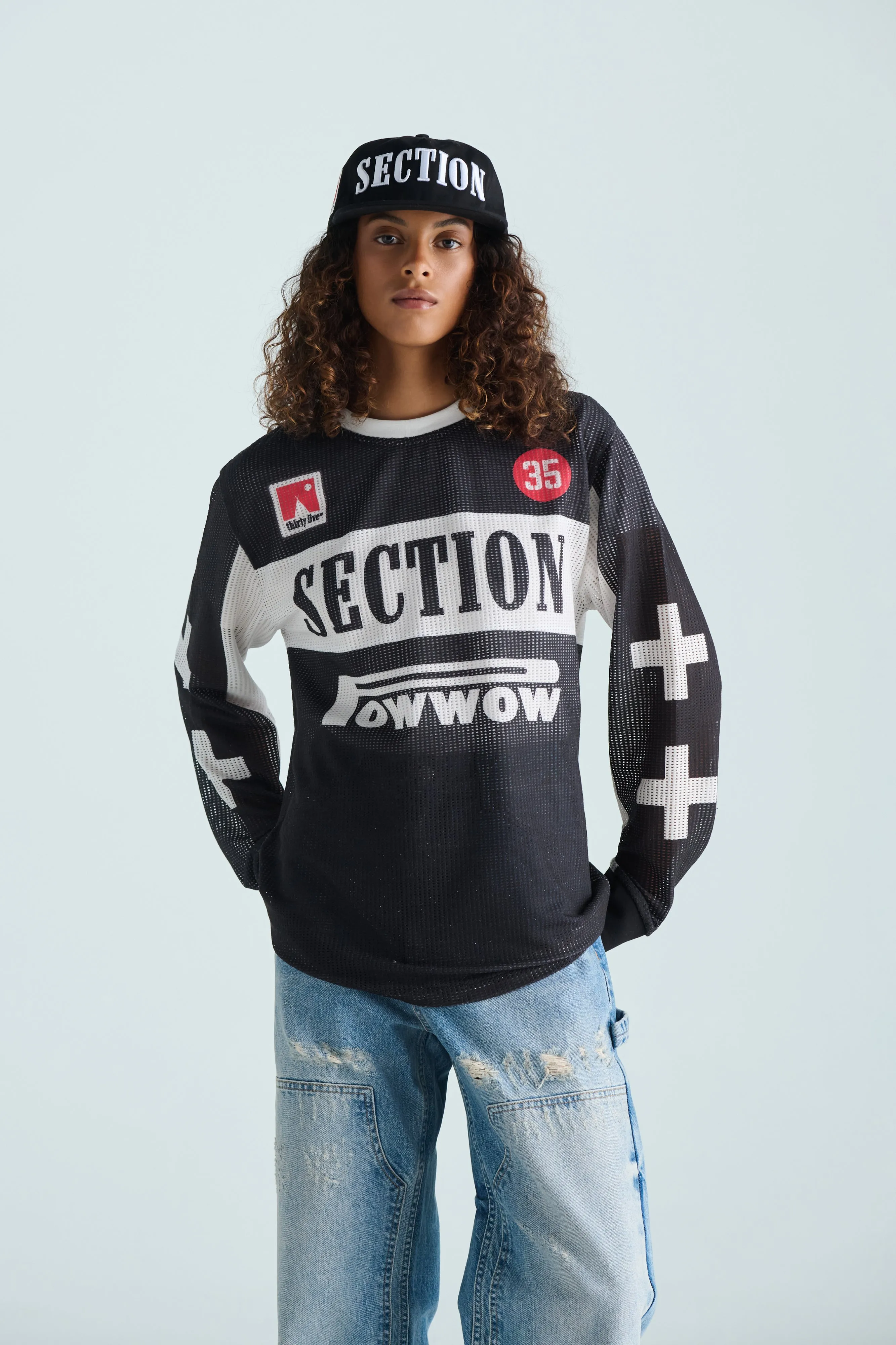 Grand Exit Moto Jersey - Black sold by SECTION 35