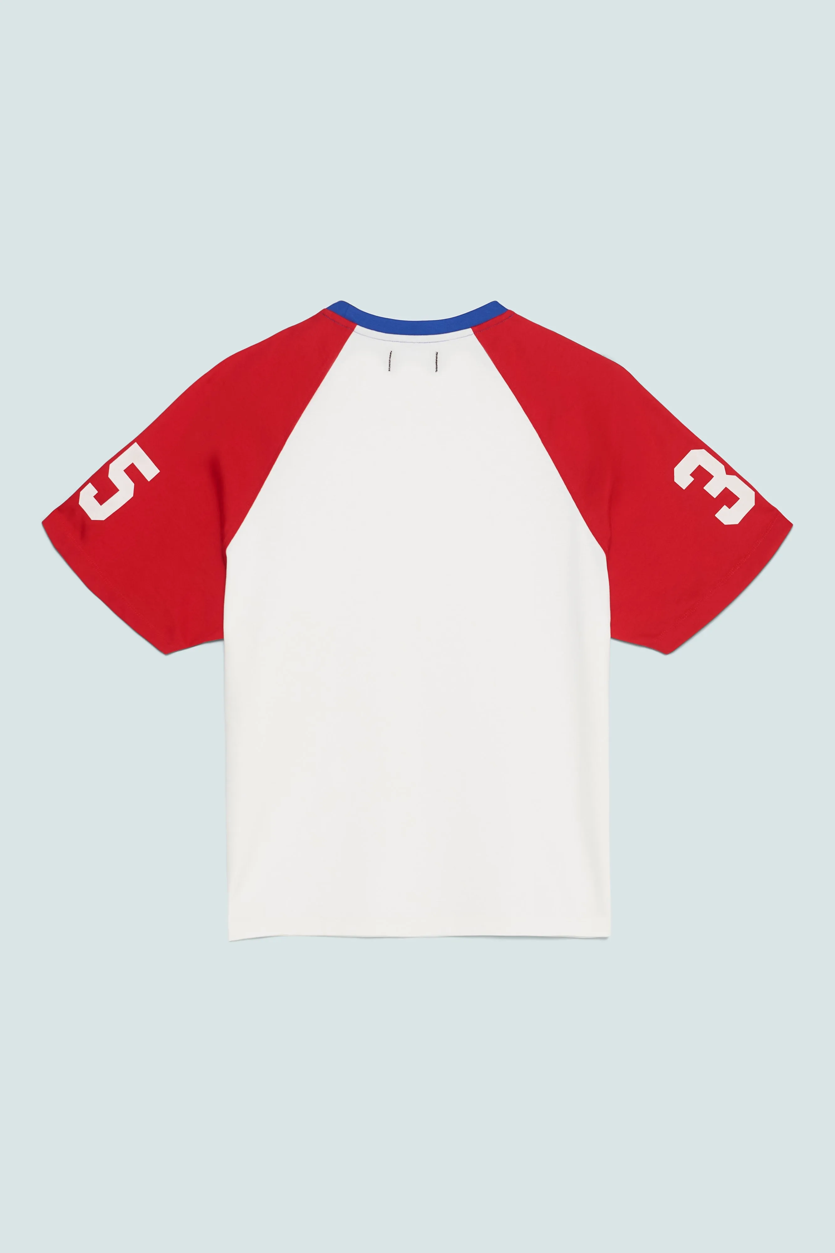 Varsity Raglan Tee - Red, Blue & White sold by SECTION 35 product image thumbnail 5
