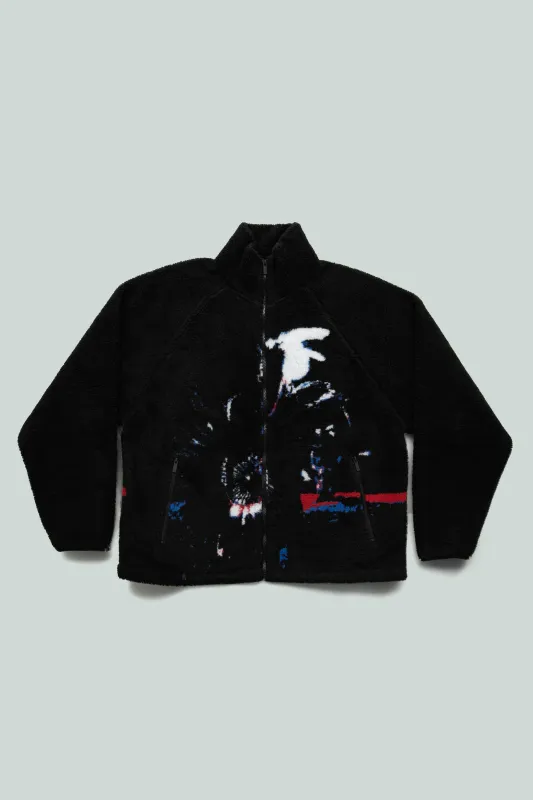 Sneak-Up Sherpa Coat - Black made by SECTION 35