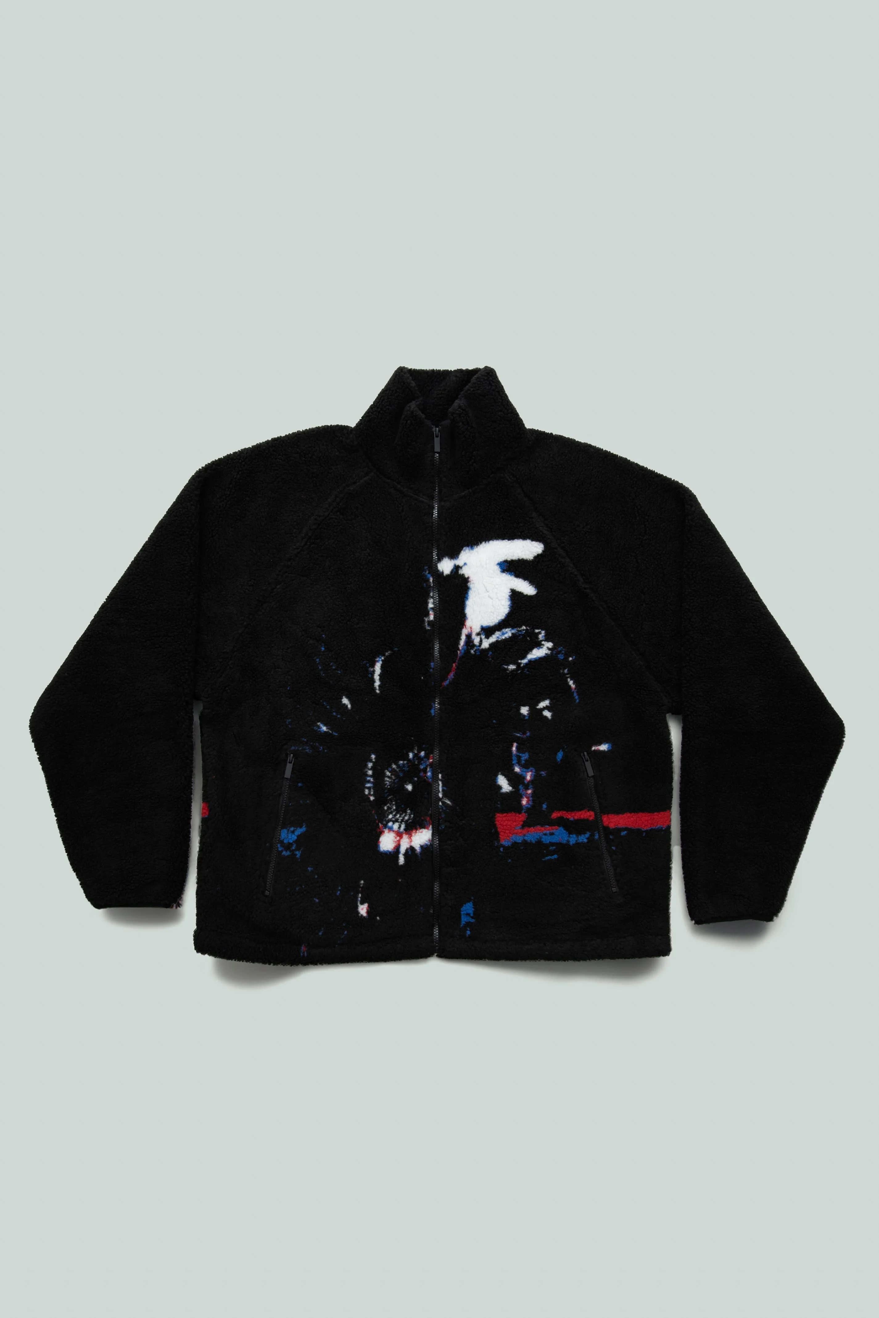 Sneak-Up Sherpa Coat - Black sold by SECTION 35