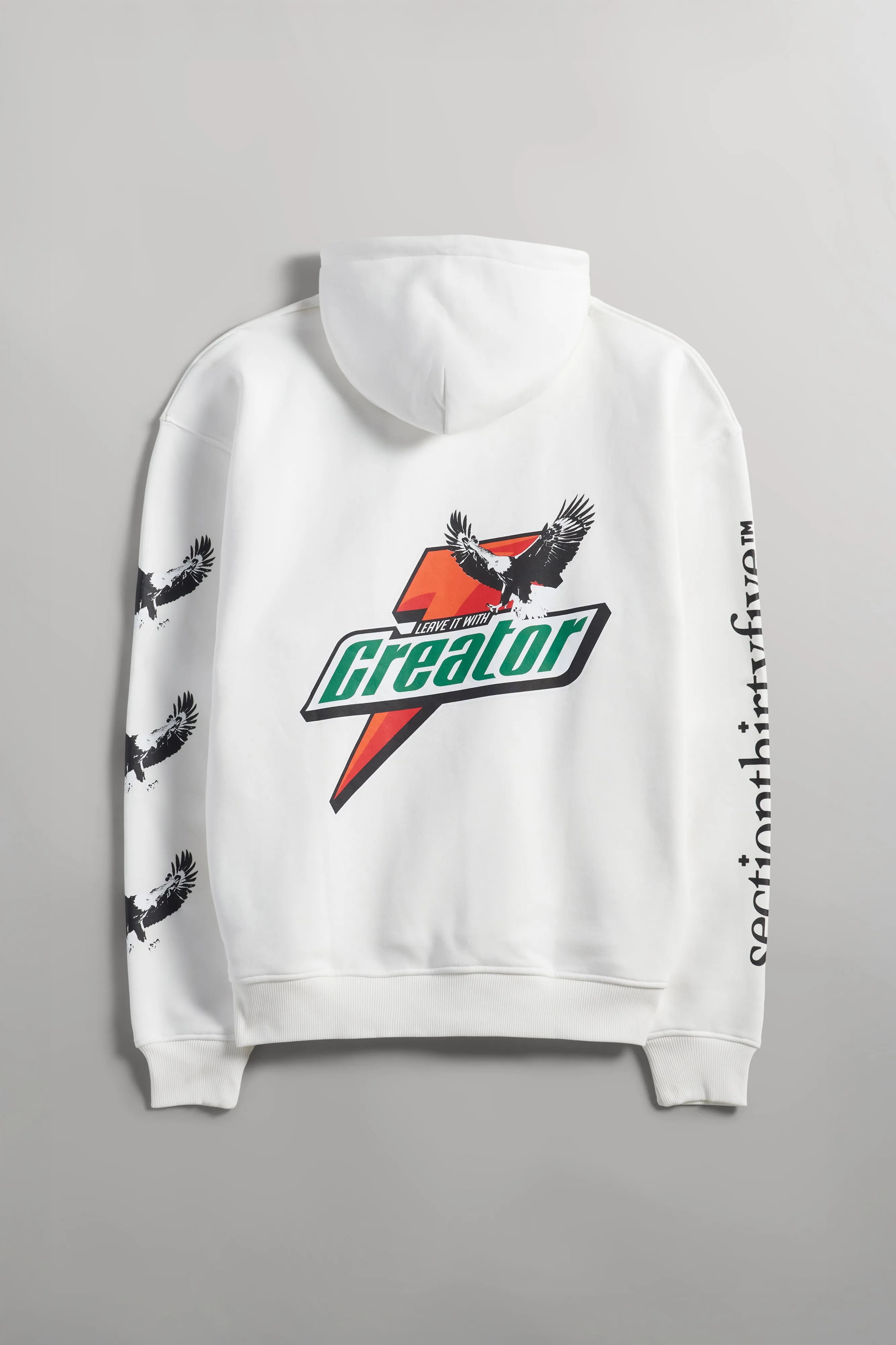 Leave It With Creator Hoodie - Ecru sold by SECTION 35 product image thumbnail 3