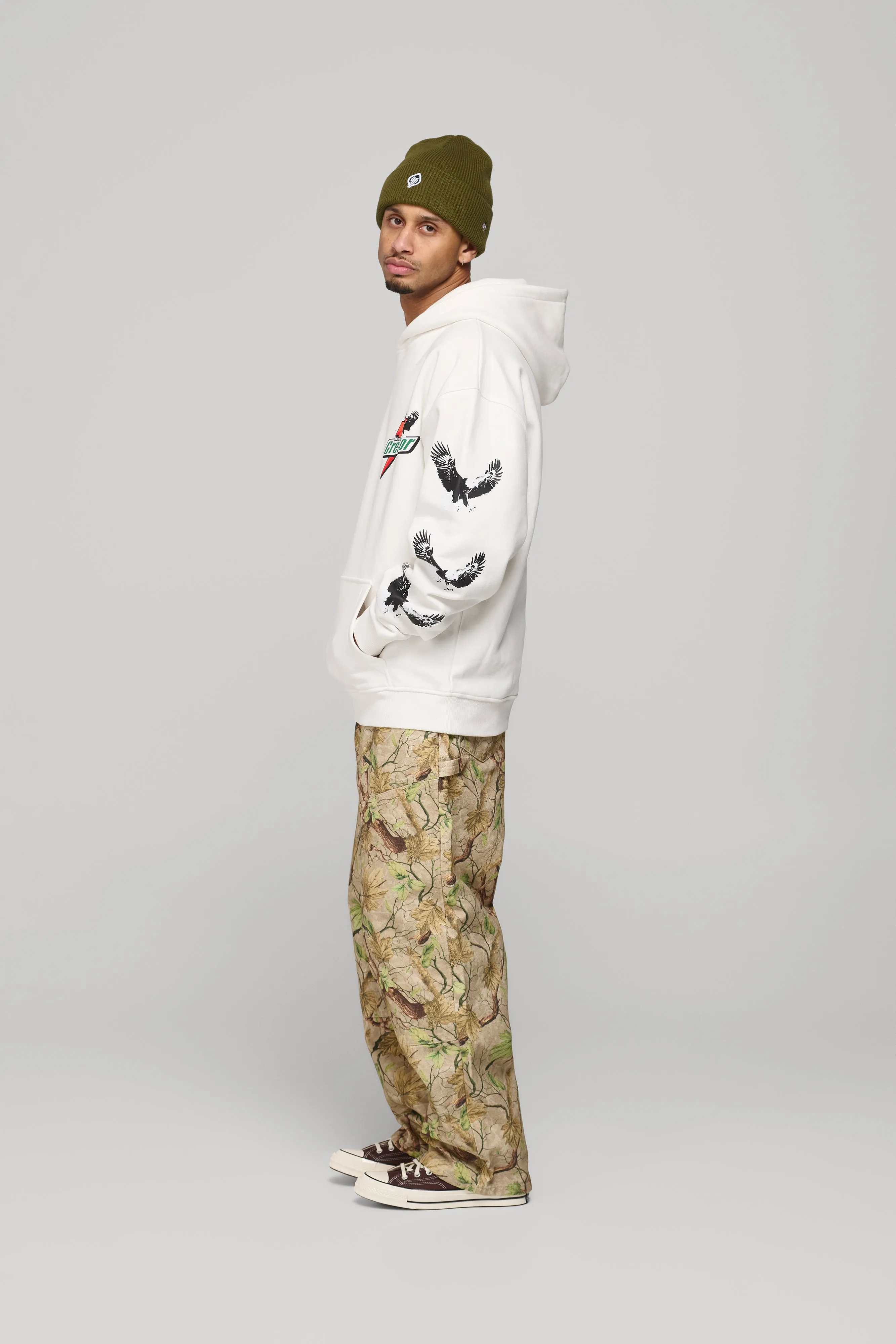 Leave It With Creator Hoodie - Ecru sold by SECTION 35 product image thumbnail 5