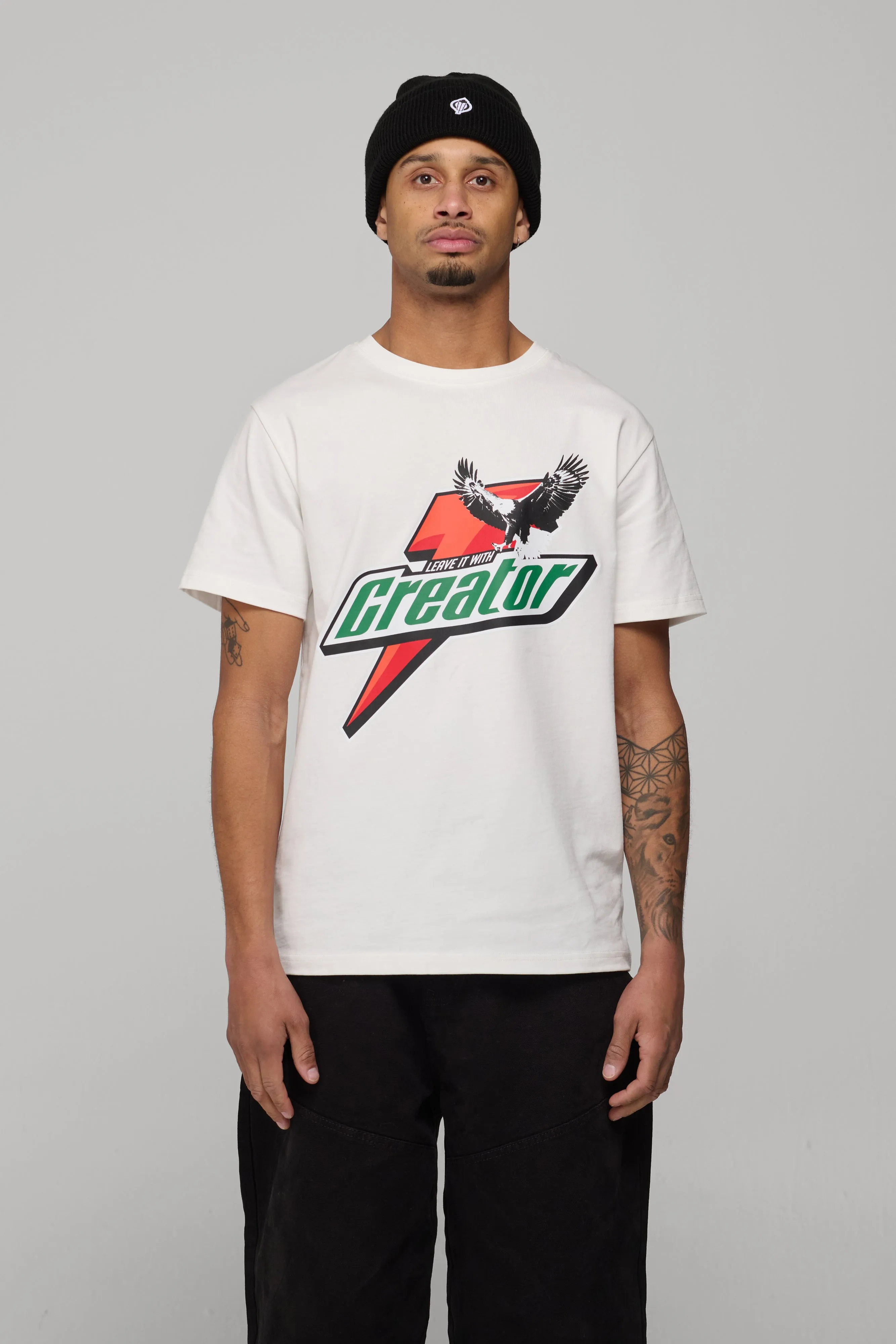 Leave It With Creator Tee - Ecru sold by SECTION 35 product image thumbnail 2