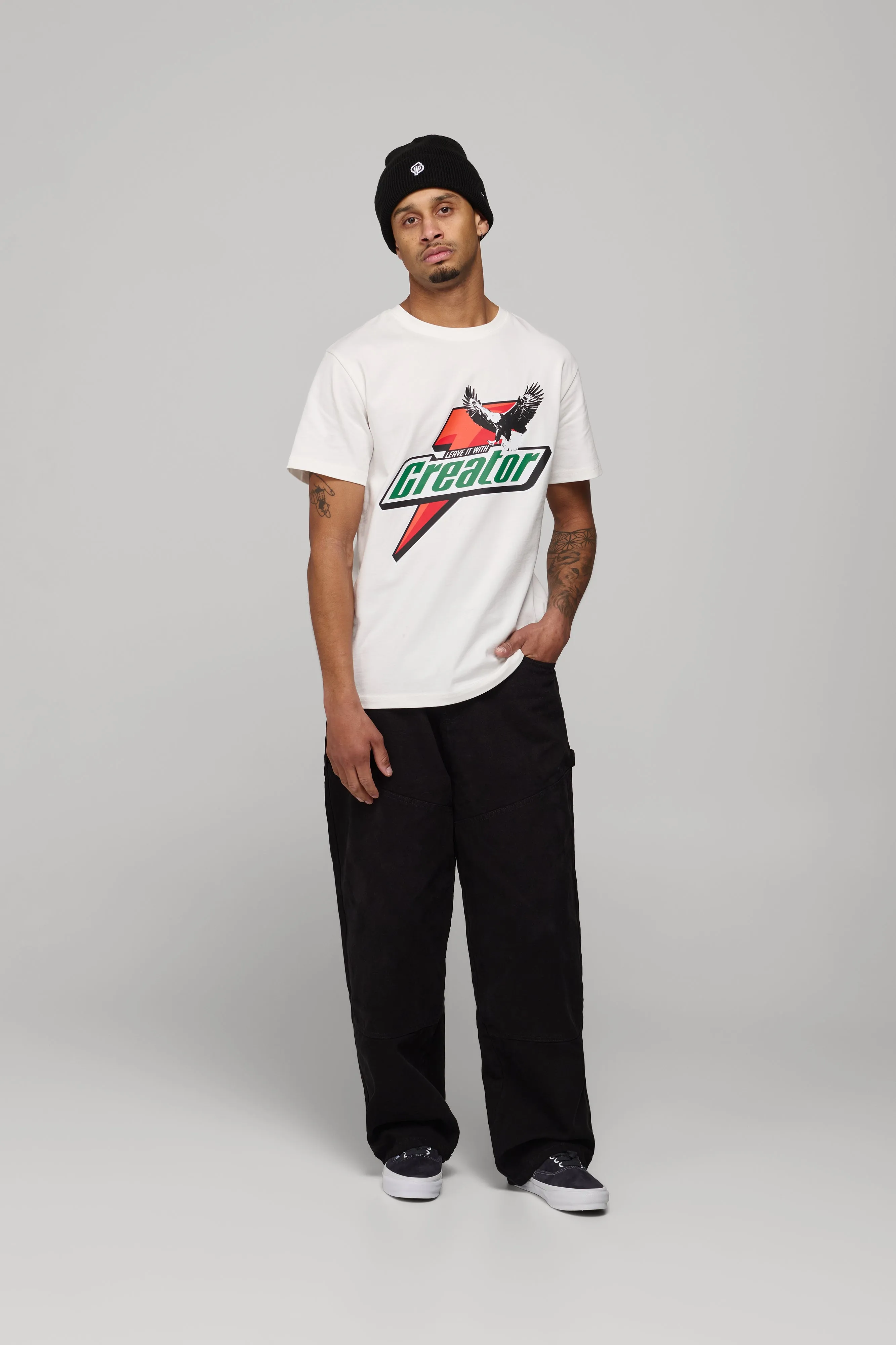 Leave It With Creator Tee - Ecru sold by SECTION 35 product image thumbnail 3