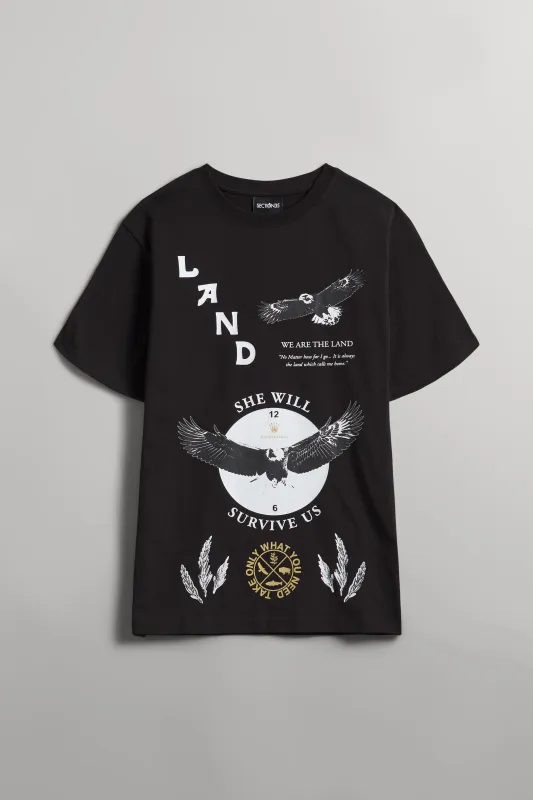 She Will Outlast Us Tee - Black made by SECTION 35