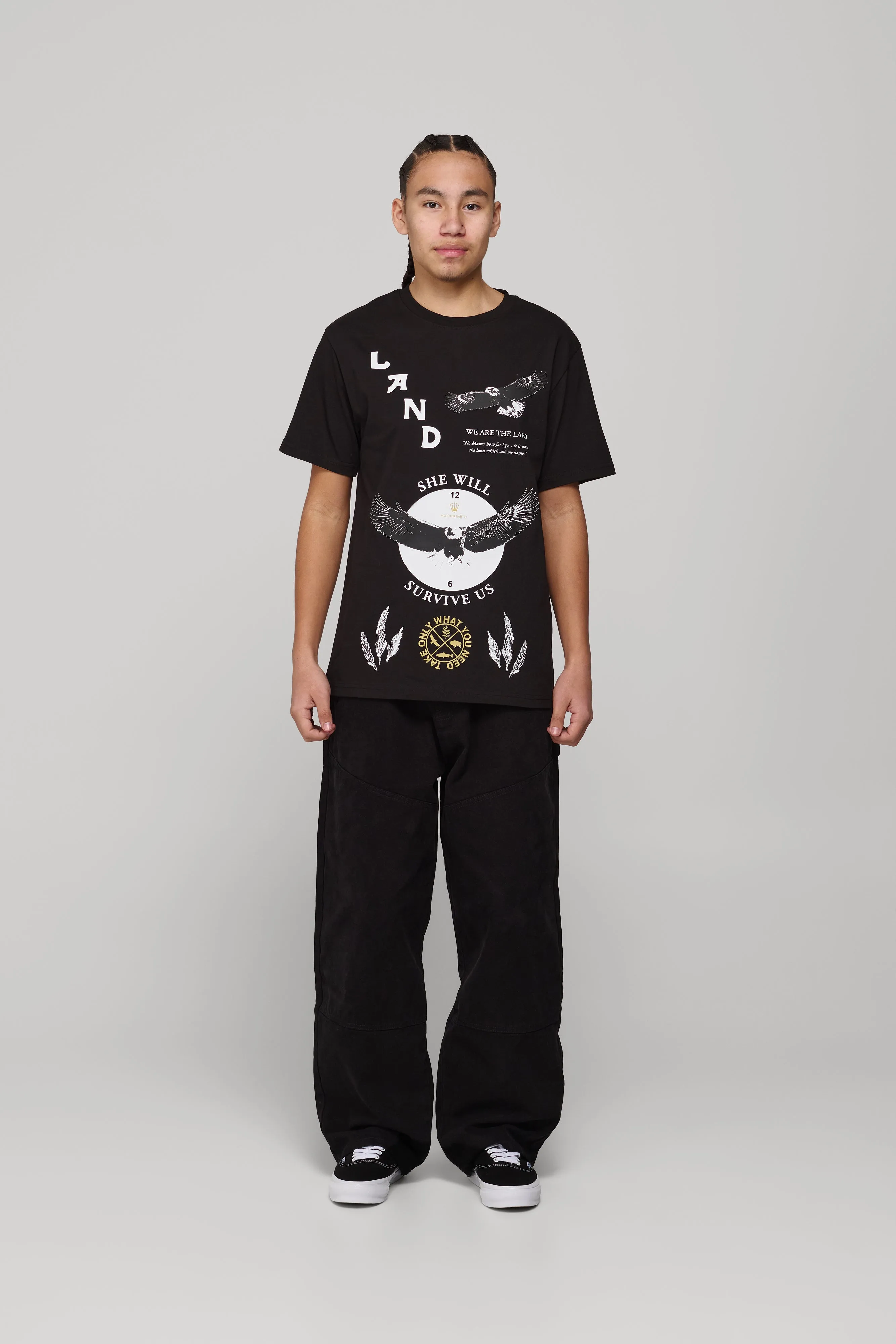 She Will Outlast Us Tee - Black sold by SECTION 35 product image thumbnail 4