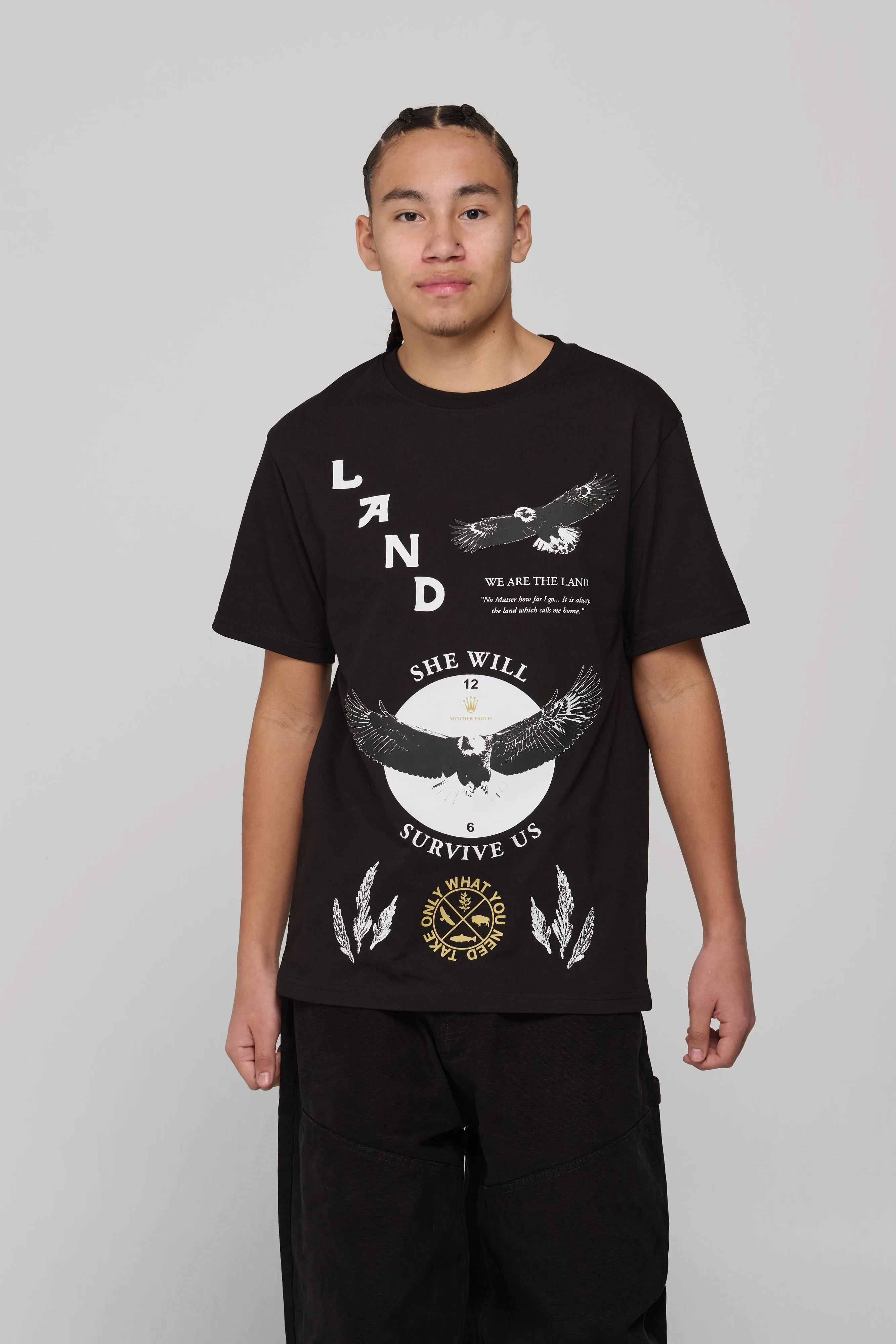 She Will Outlast Us Tee - Black sold by SECTION 35 product image thumbnail 2