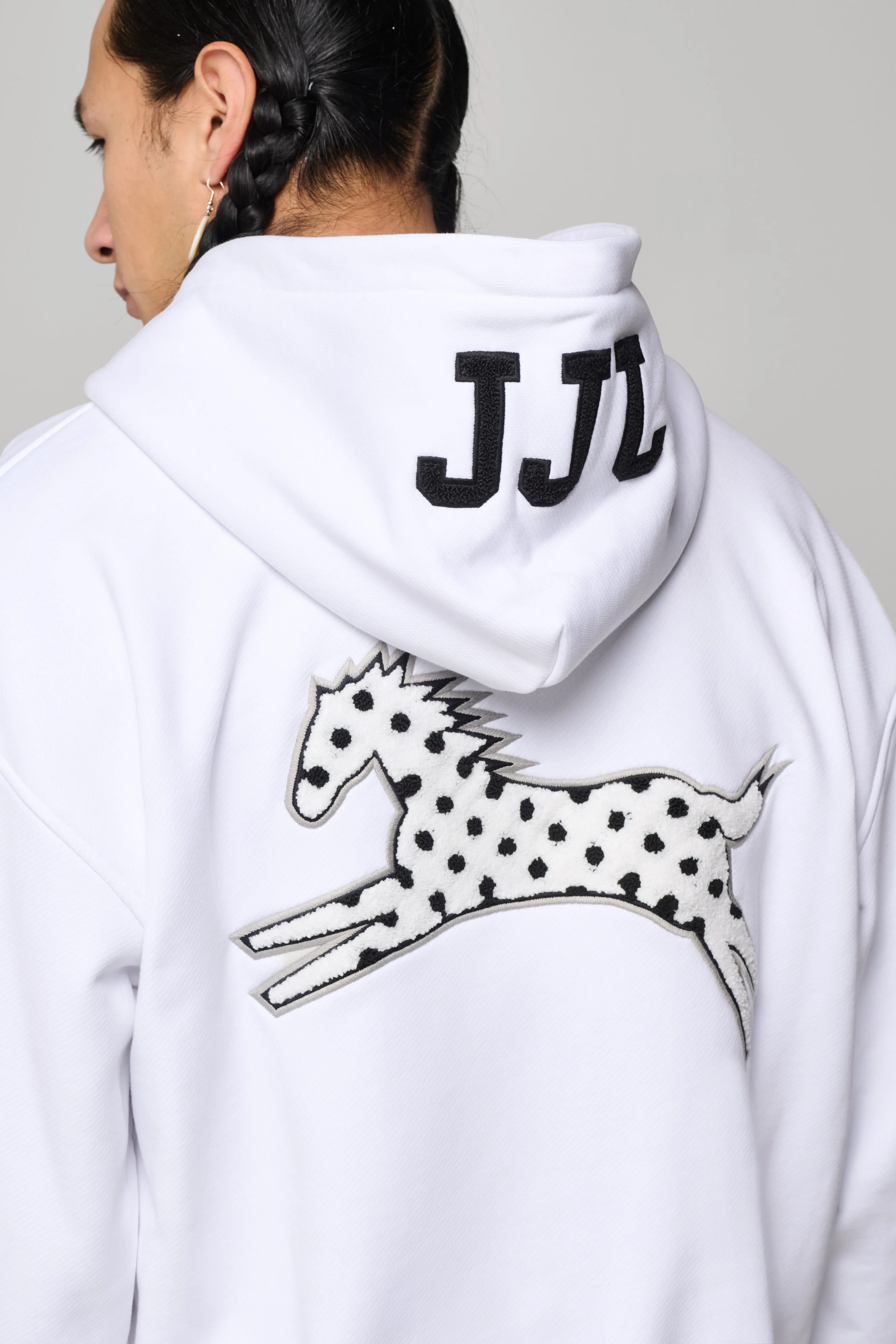 JJL Mistatim Hoodie - White sold by SECTION 35 product image thumbnail 5