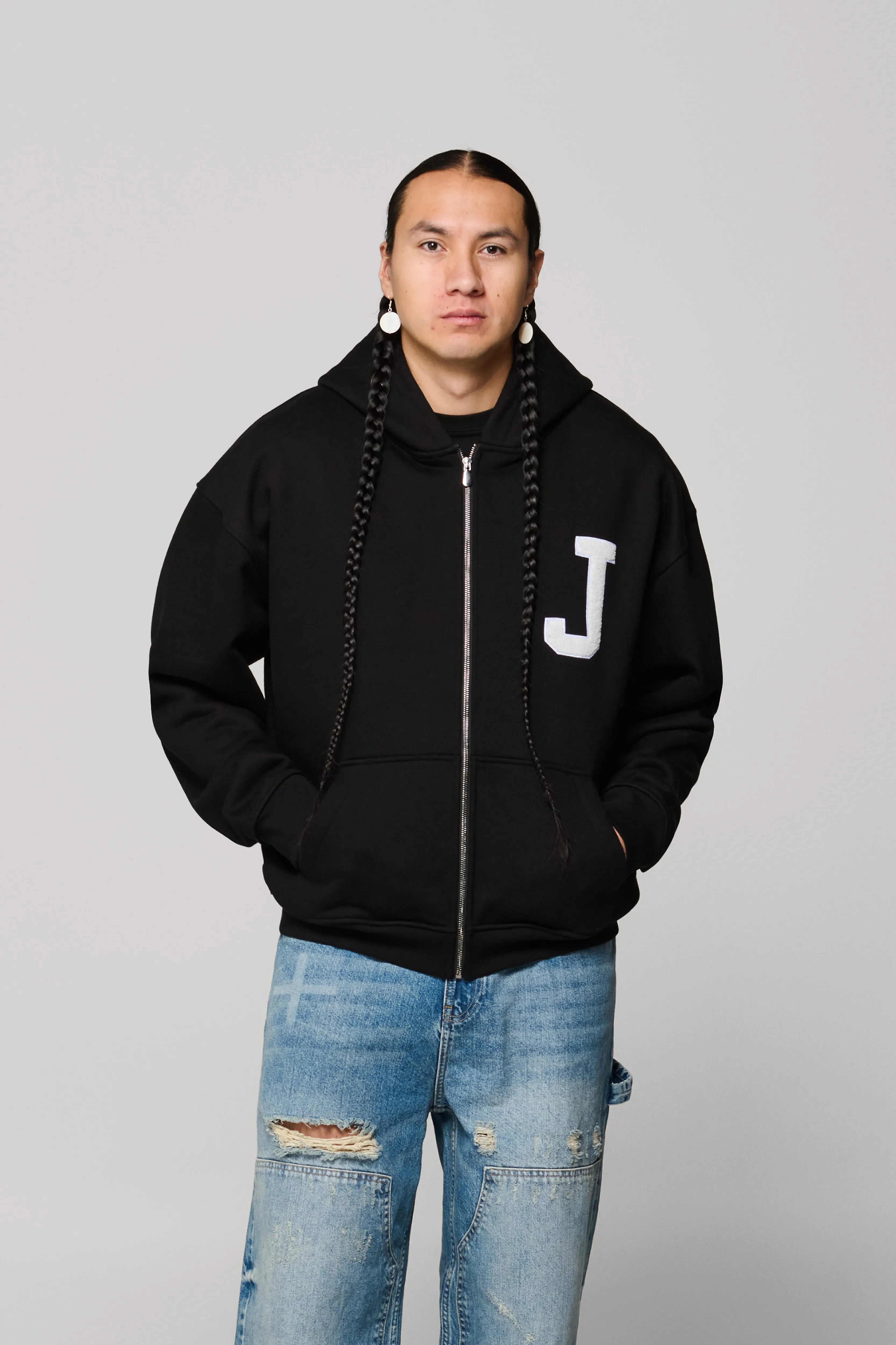 JJL Mistatim Hoodie - Black sold by SECTION 35 product image thumbnail 2