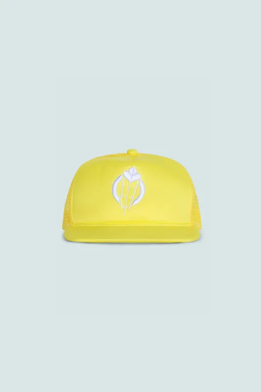 ATHL3TIC5 Foam Trucker Hat - Safety Yellow made by SECTION 35