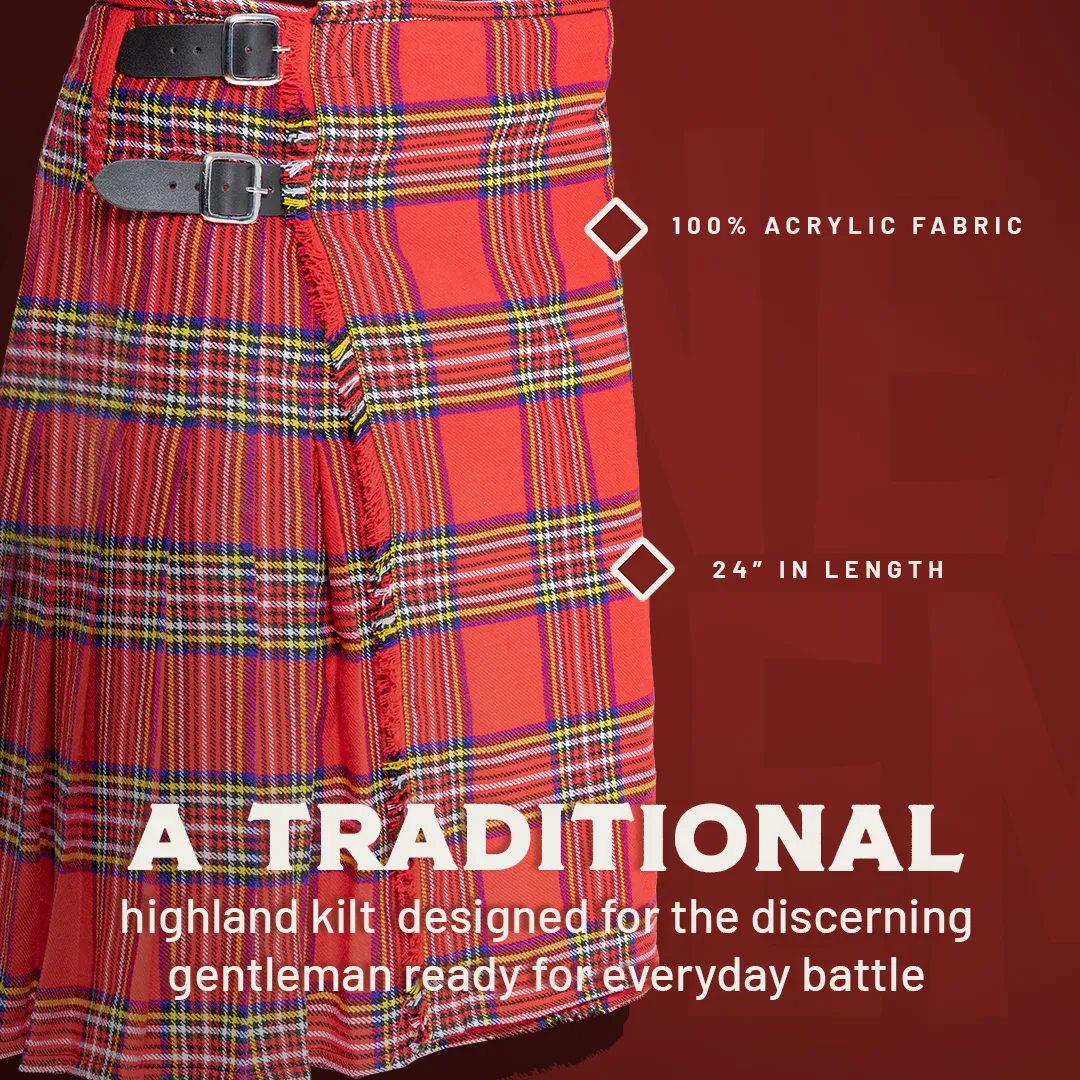 The Laoch Kilt - Black Watch Tartan sold by Damn Near Kilt ‘Em product image thumbnail 3