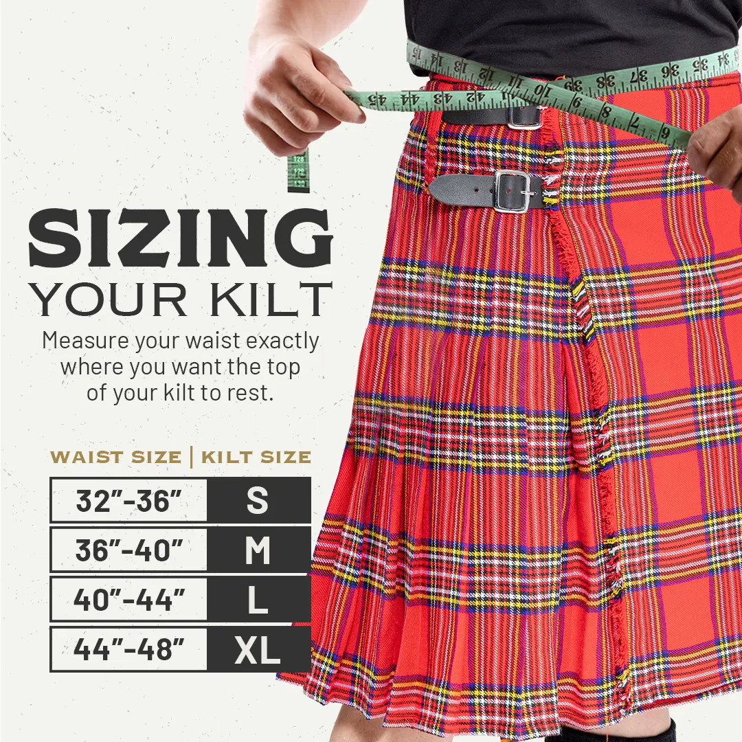 The Laoch Kilt - Black Watch Tartan sold by Damn Near Kilt ‘Em product image thumbnail 2