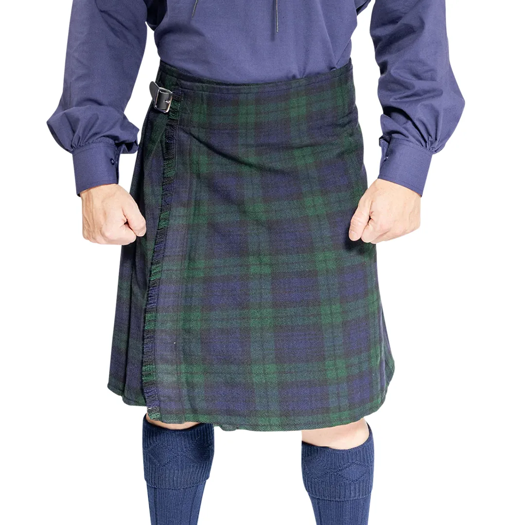 The Gaisgeach Kilt - Black Watch Tartan sold by Damn Near Kilt ‘Em