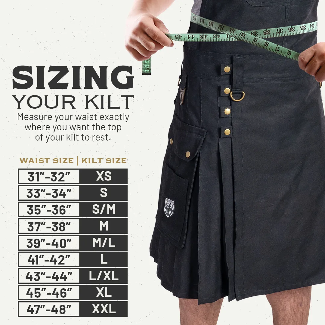 The Overkilt - Black sold by Damn Near Kilt ‘Em product image thumbnail 2