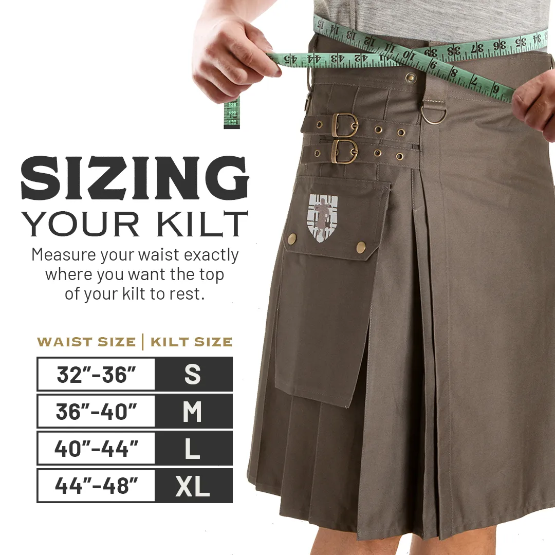 The Greenhorn Kilt - Navy sold by Damn Near Kilt ‘Em product image thumbnail 2
