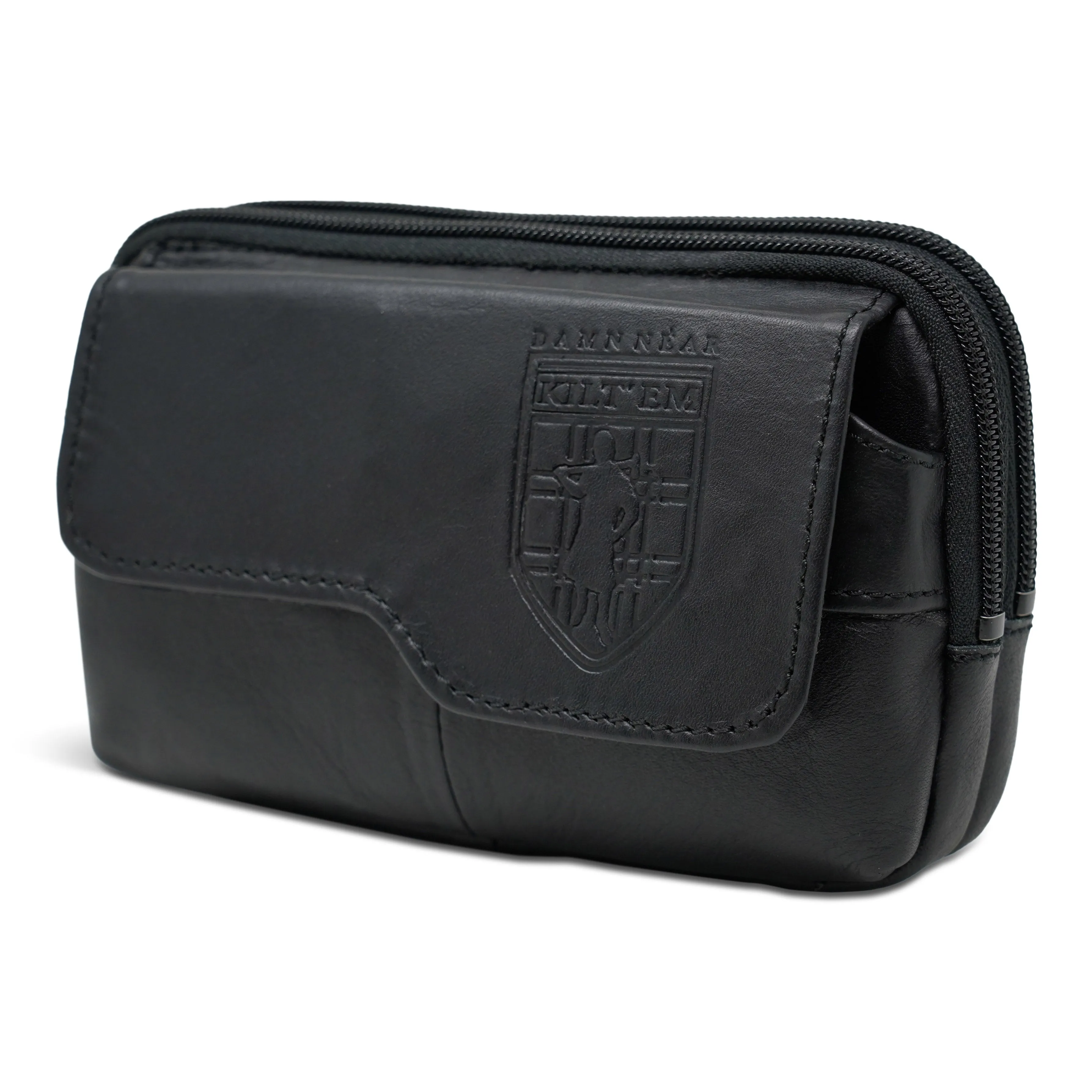 Leather Utility Satchel - Black sold by Damn Near Kilt ‘Em product image thumbnail 4