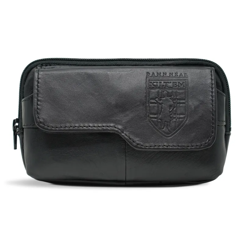 Leather Utility Satchel - Black made by Damn Near Kilt ‘Em