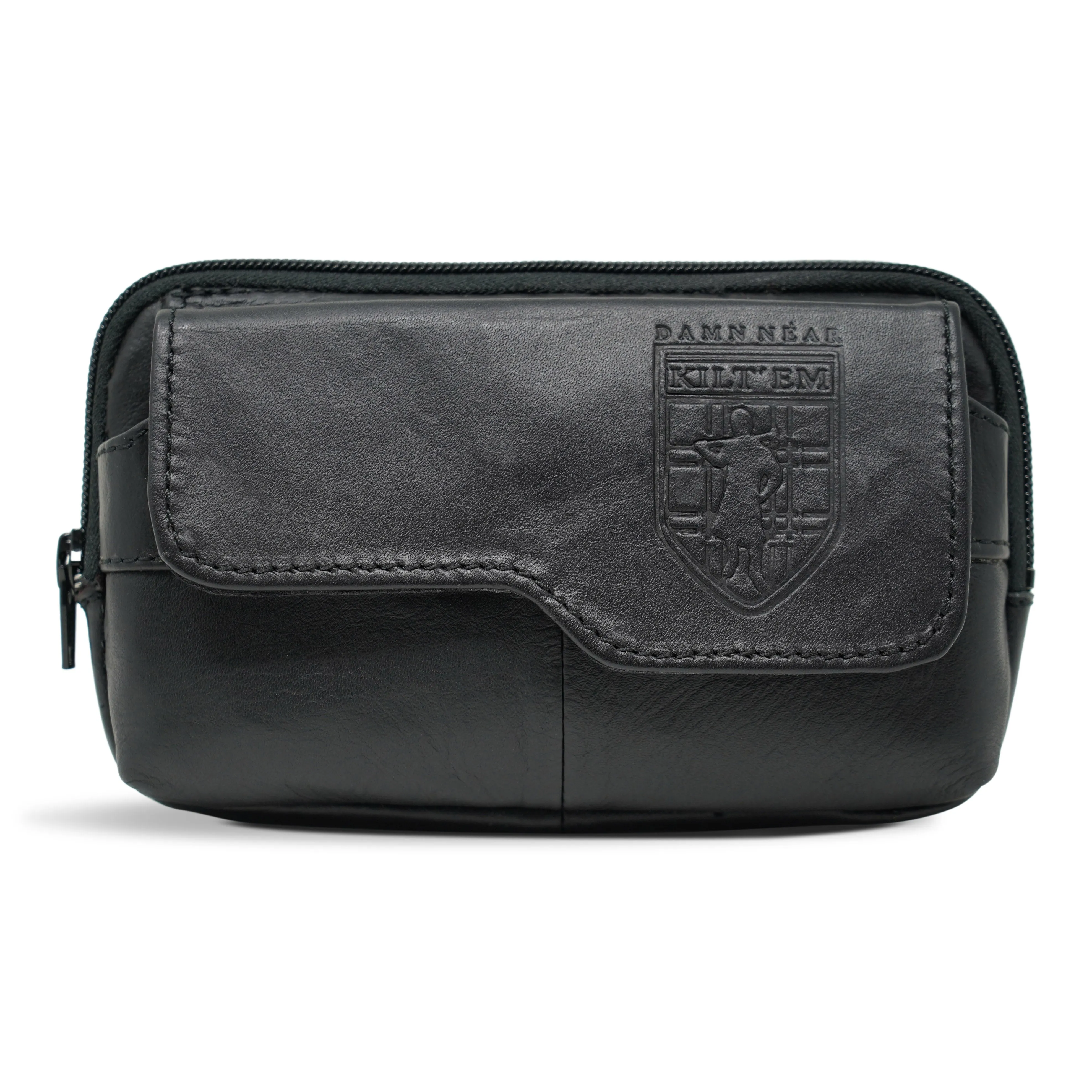 Leather Utility Satchel - Black sold by Damn Near Kilt ‘Em
