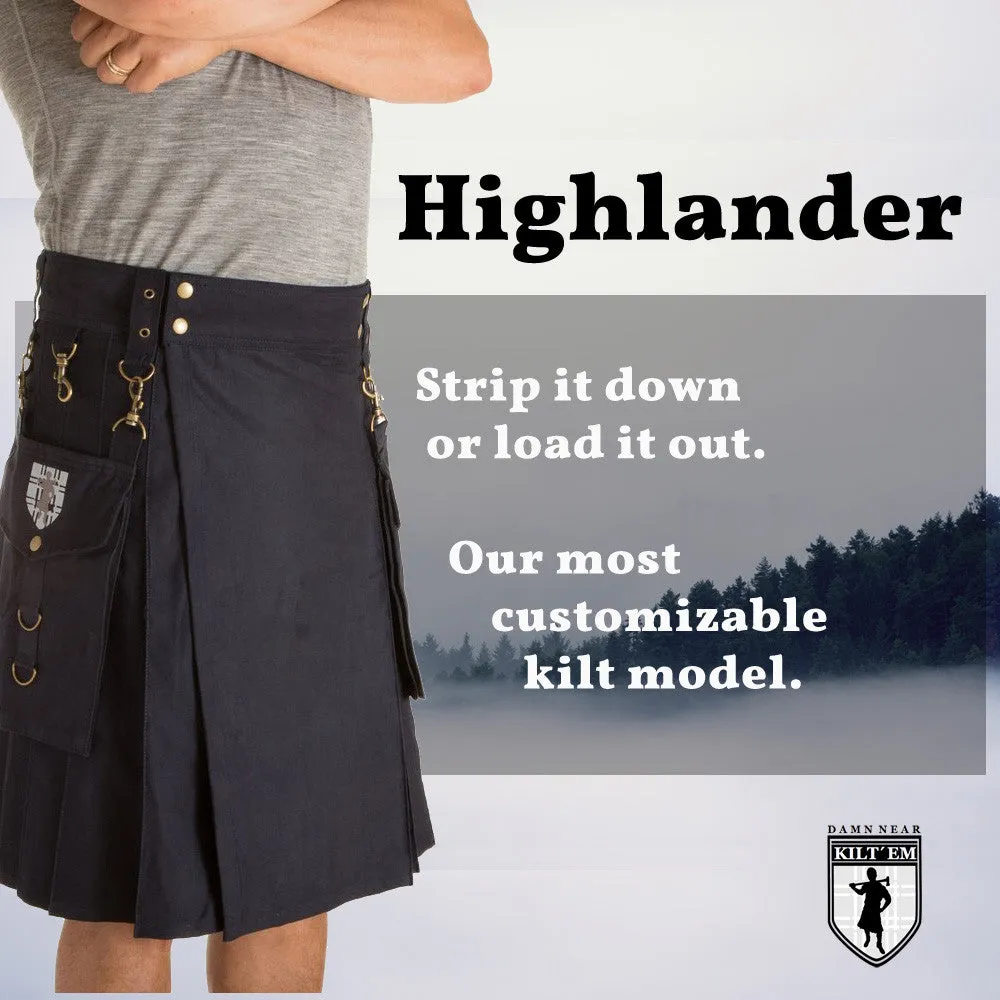 Highlander - Streamlined sophistication sold by Damn Near Kilt ‘Em product image thumbnail 5
