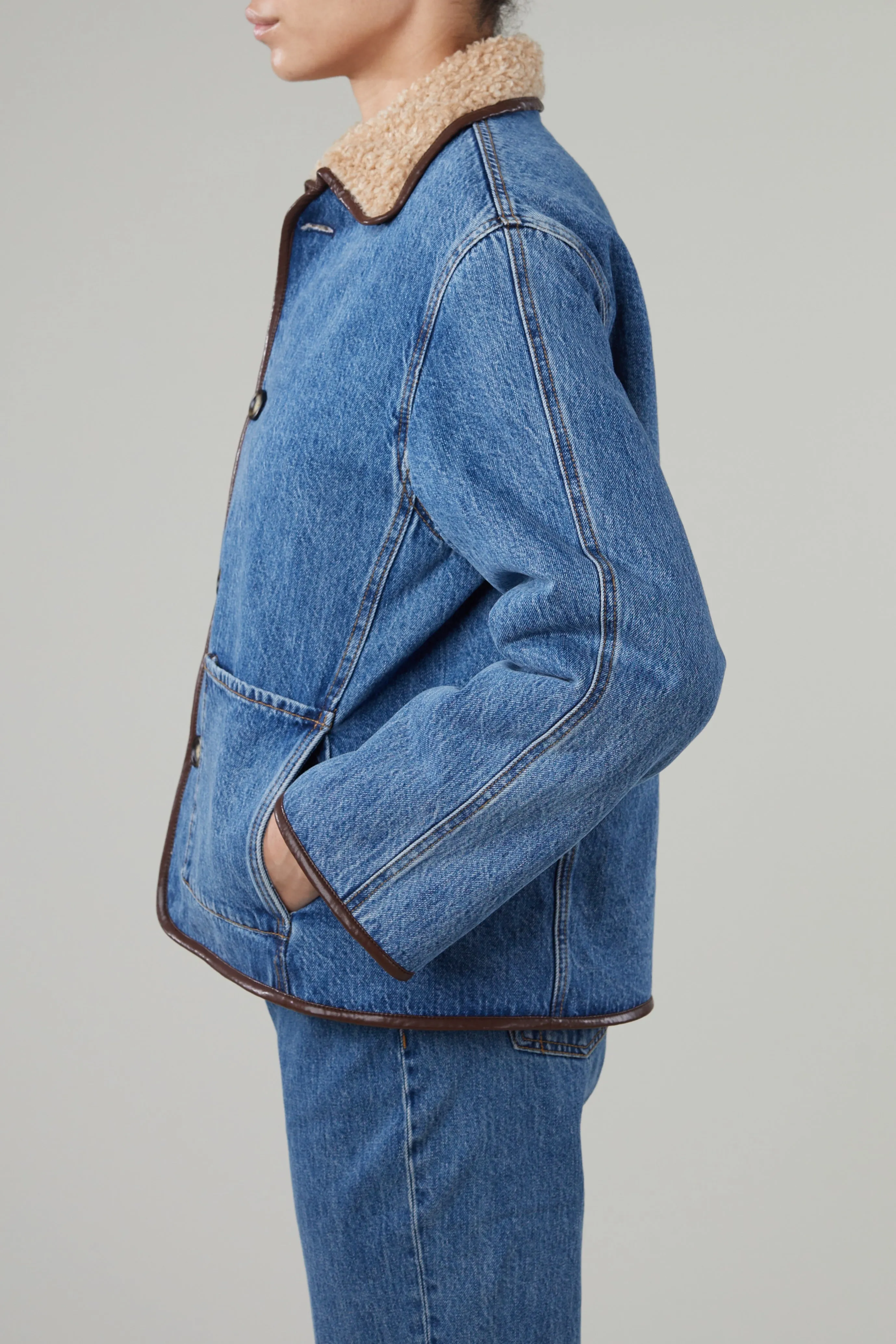 Townes Jacket in Classic Blue sold by Still Here product image thumbnail 3