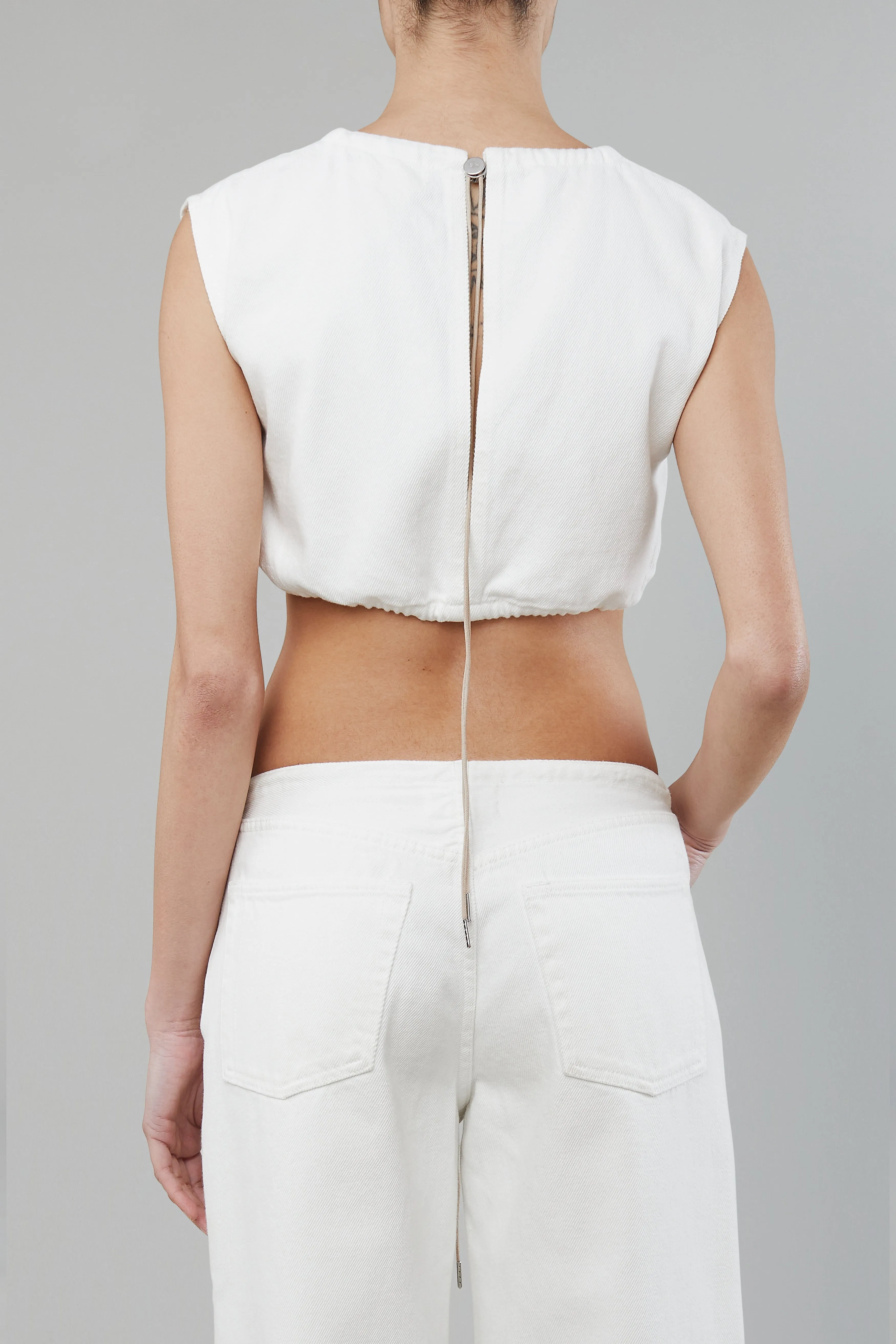 Cool Crop Top in Milk sold by Still Here product image thumbnail 3